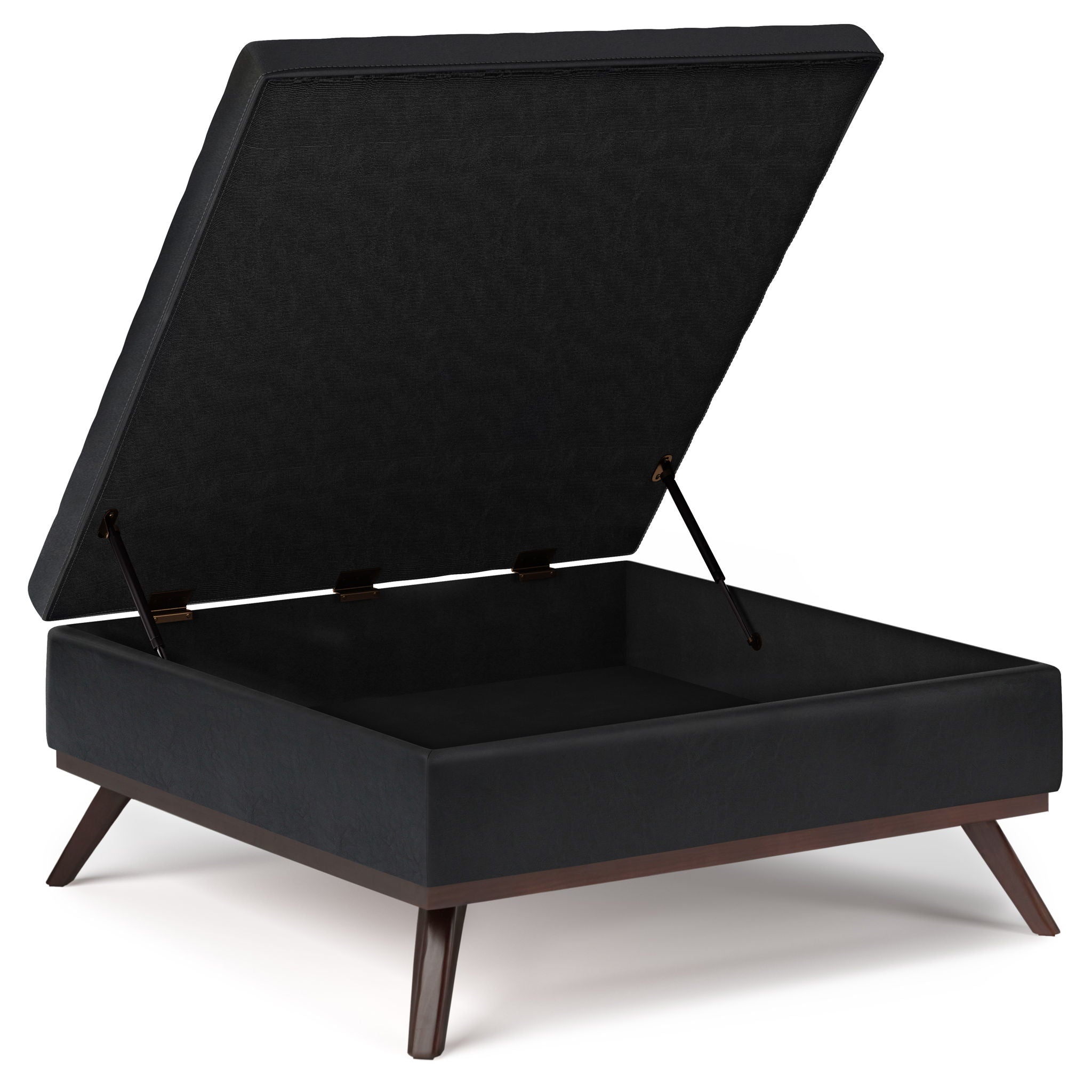 Owen - Multifunctional Square Coffee Table Storage Ottoman - Best Buy Furniture