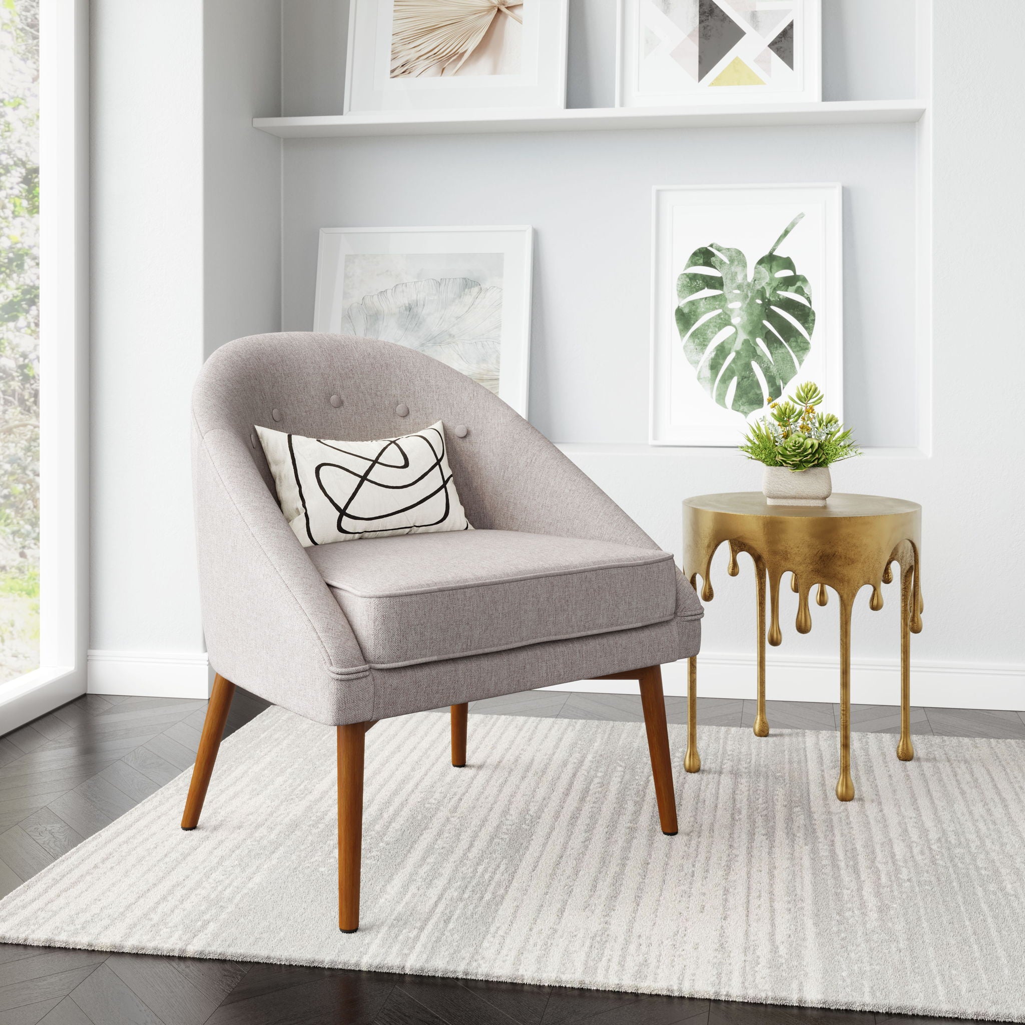 Carter - Accent Chair - Gray