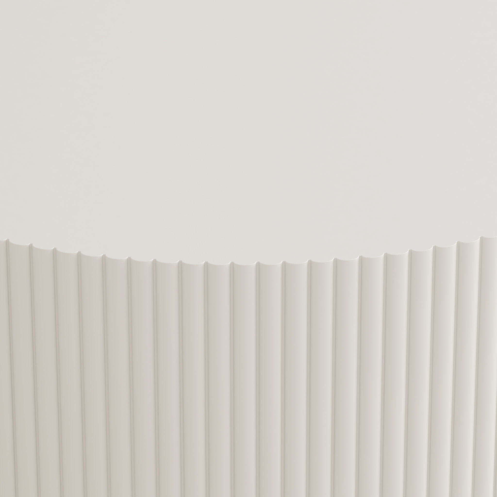 Round Coffee Table With Storage, Vertical Stripe Design