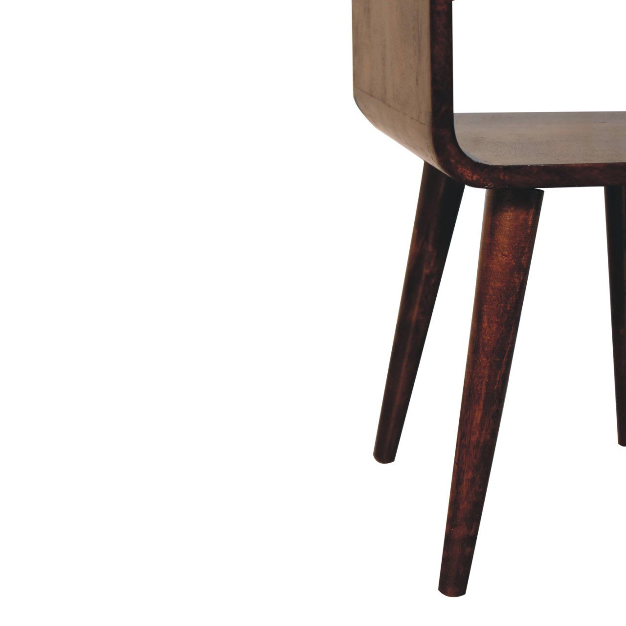 Mini California Curved Nightstand Wth Lower Slot - Best Buy Furniture