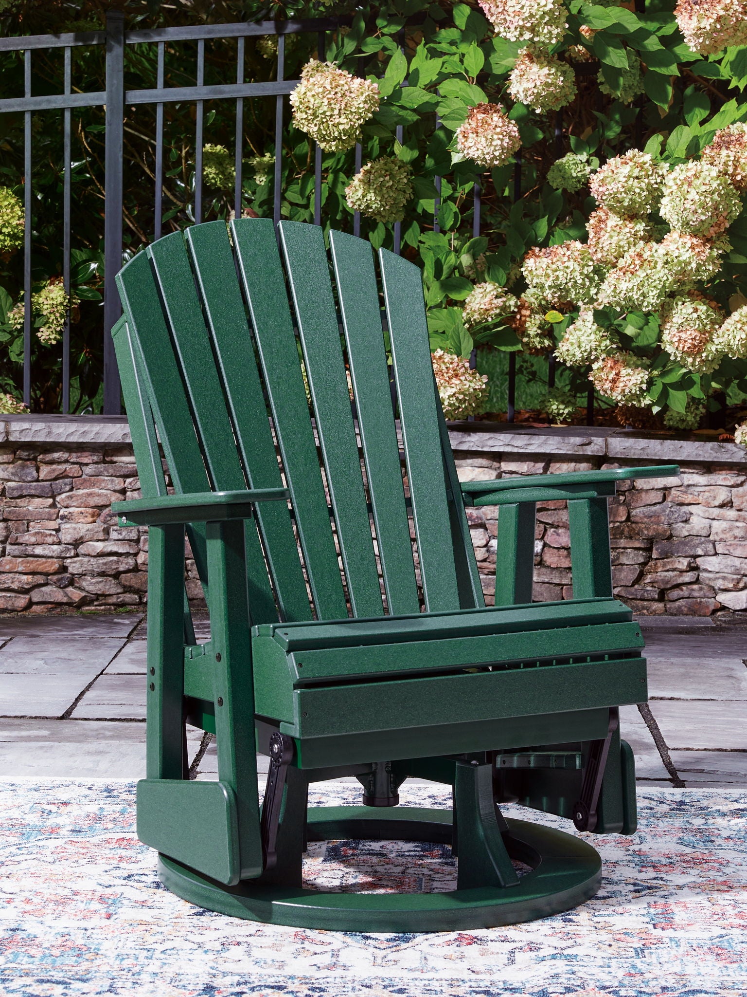 Shell Beach - Swivel Glider Chair - Green