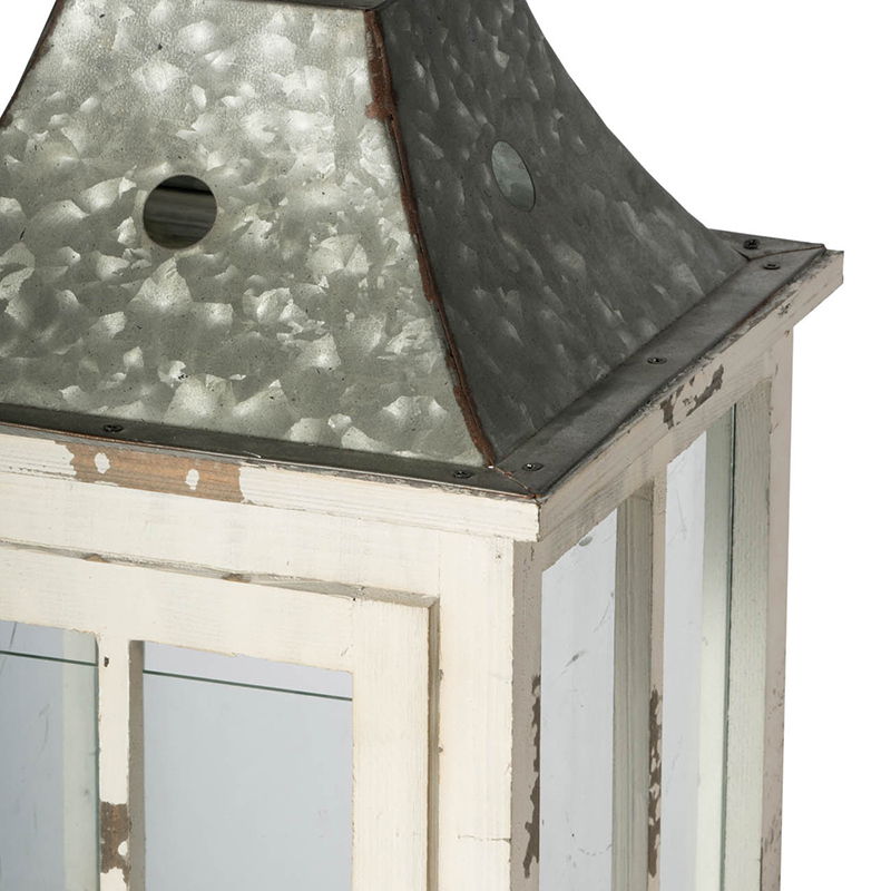 Wooden Candle Lantern Decorative Hurricane Lantern Holder