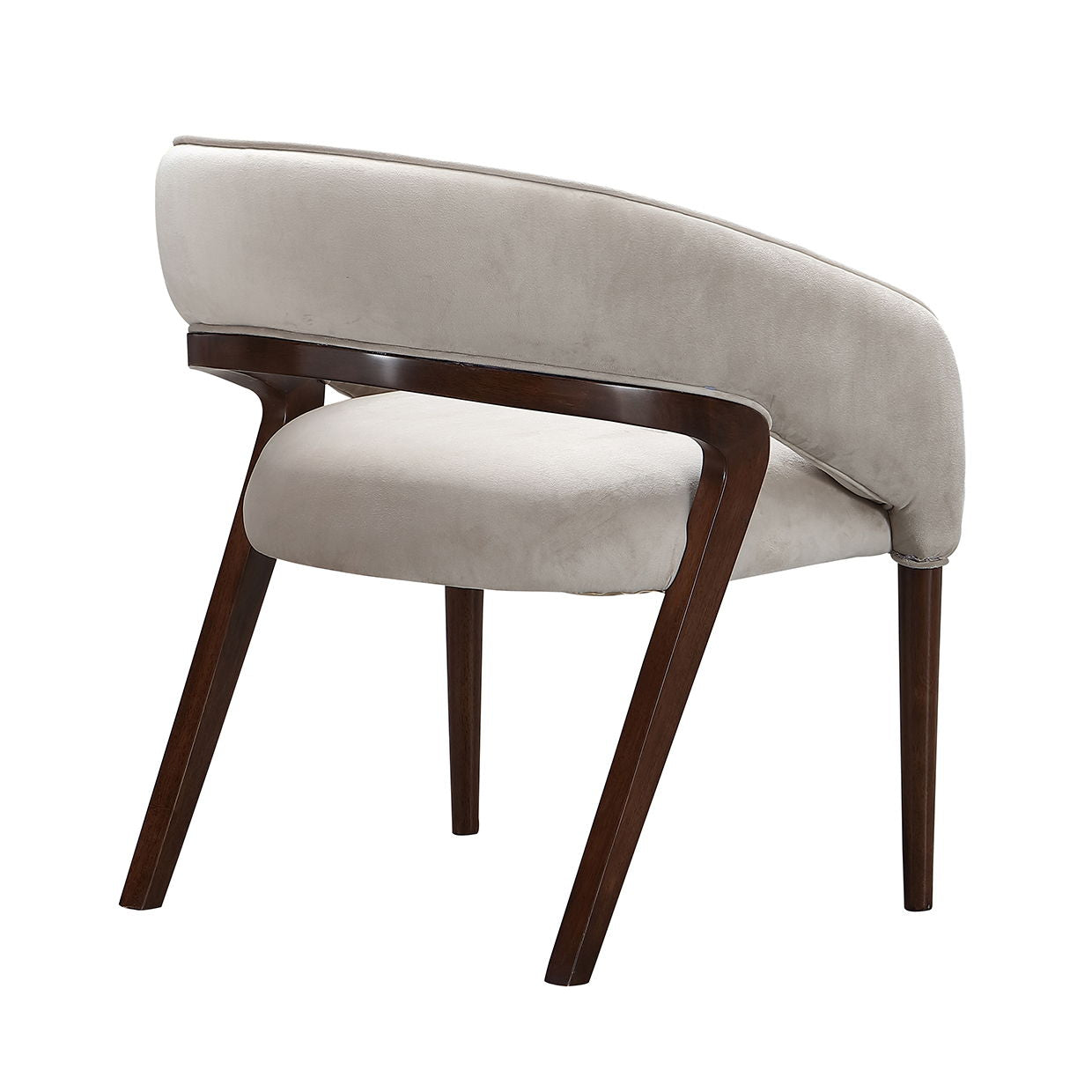 Houston - Vanity Chair - Porcini / Walnut