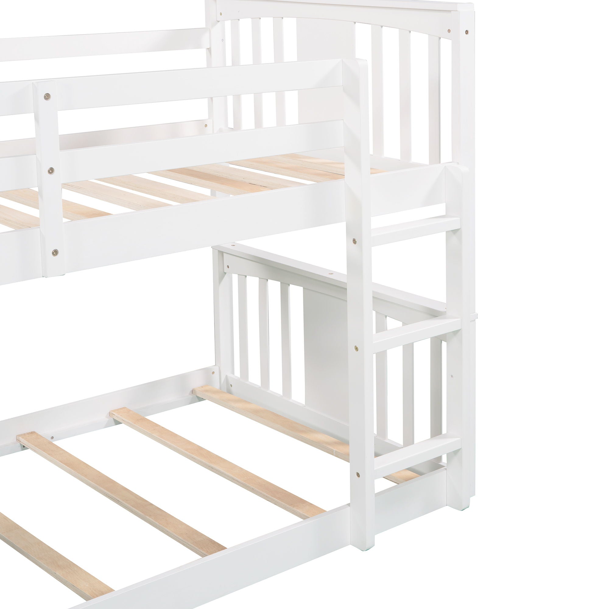 Guardrails Bunk Bed With Ladder