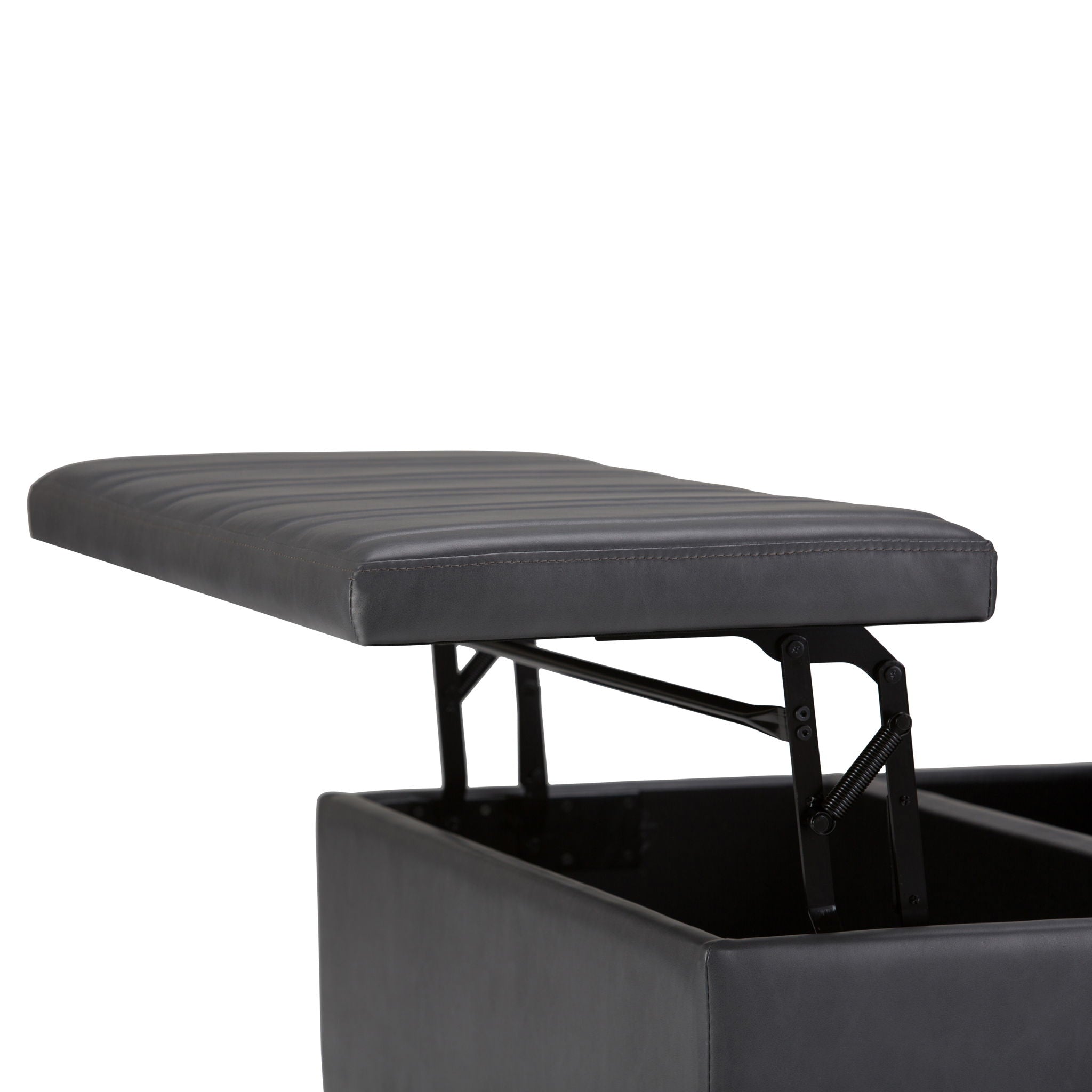 Ellis - Coffee Table Storage Ottoman Contemporary Design - Best Buy Furniture