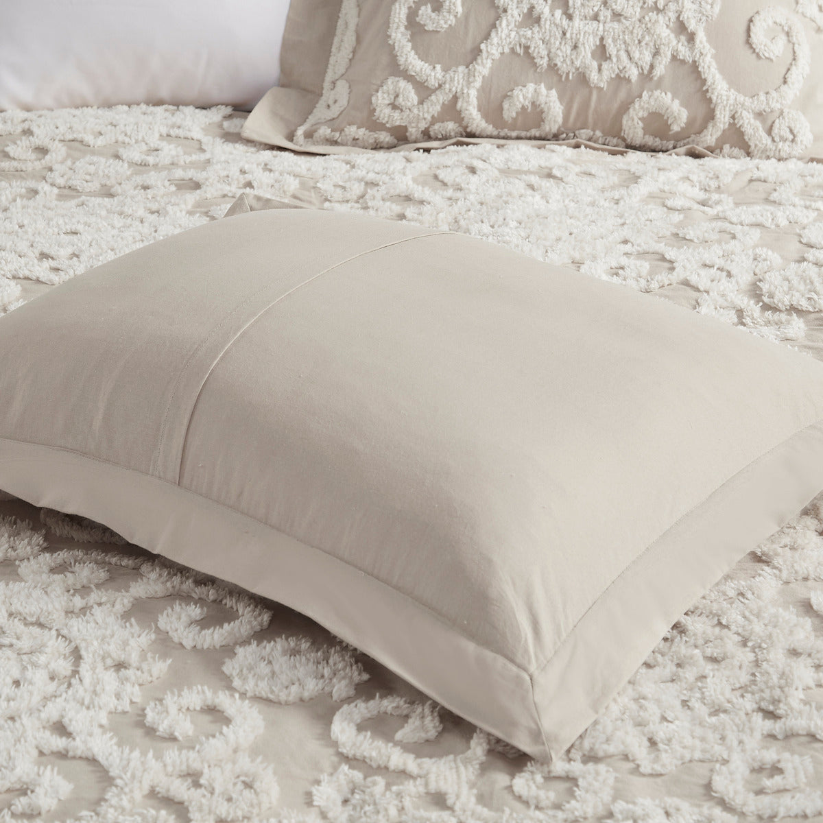 Cotton Comforter Mini Set Taupe King