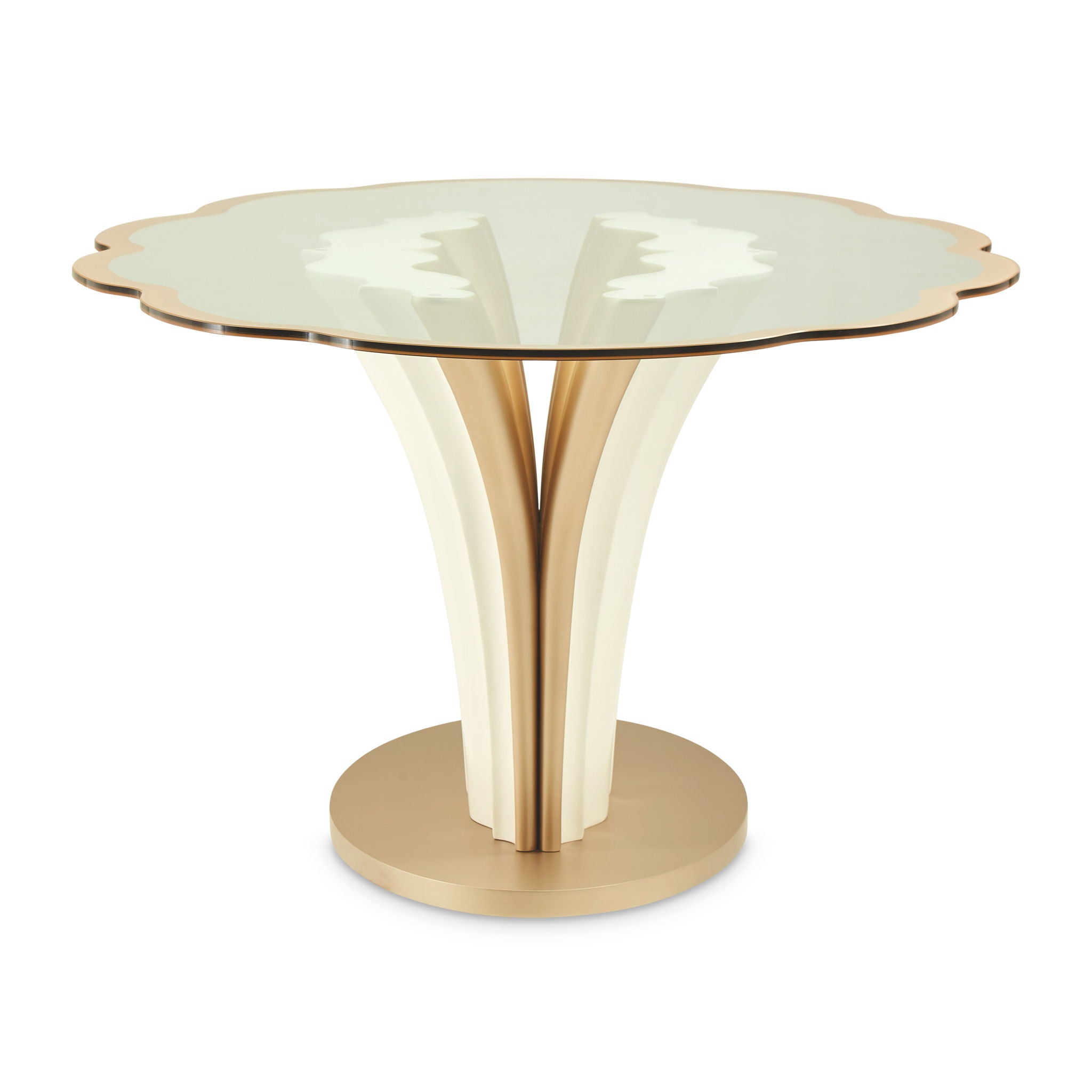 London Place - Entry Table - Creamy Pearl
