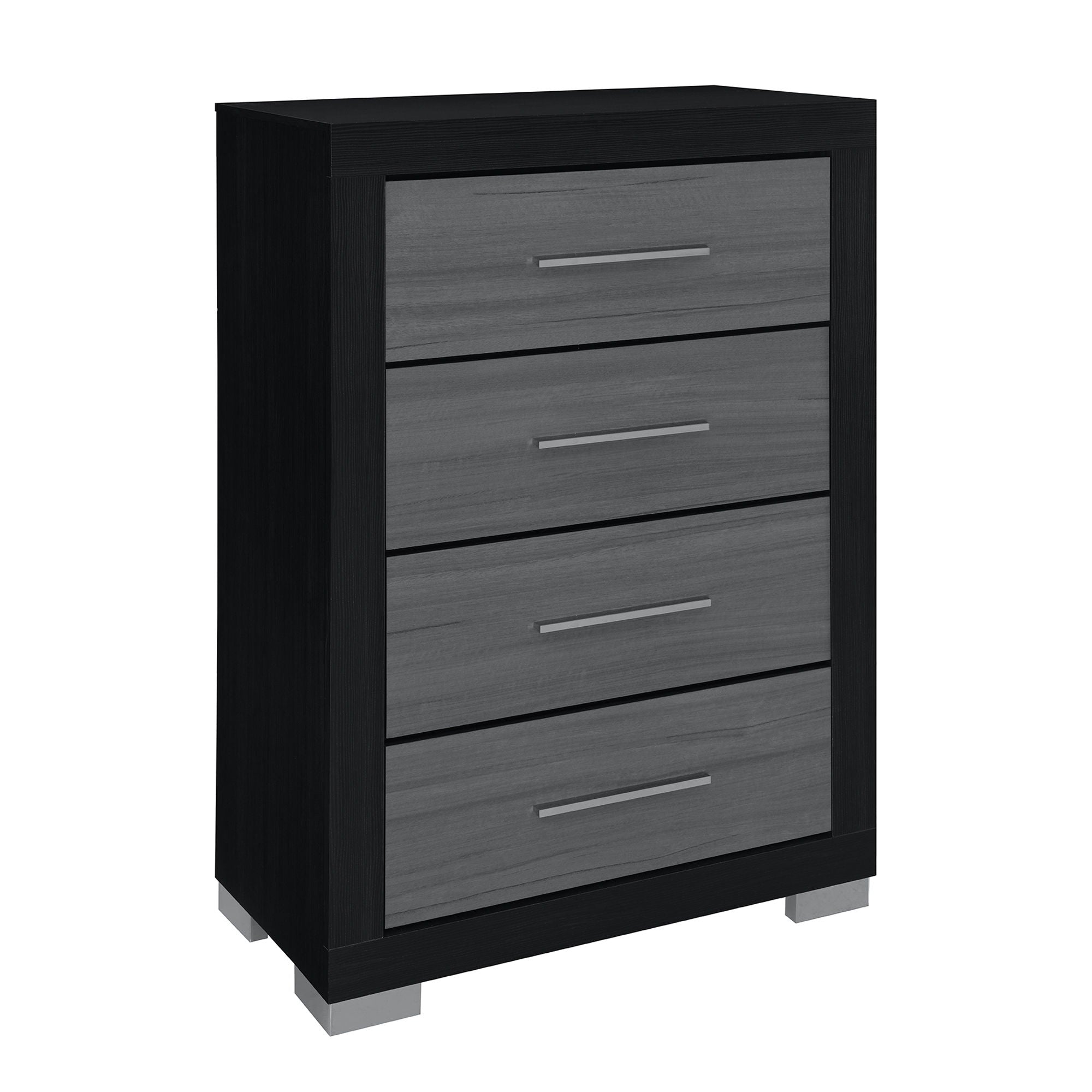 Messa - 5 Piece Bedroom Set With Bookcase Headboard