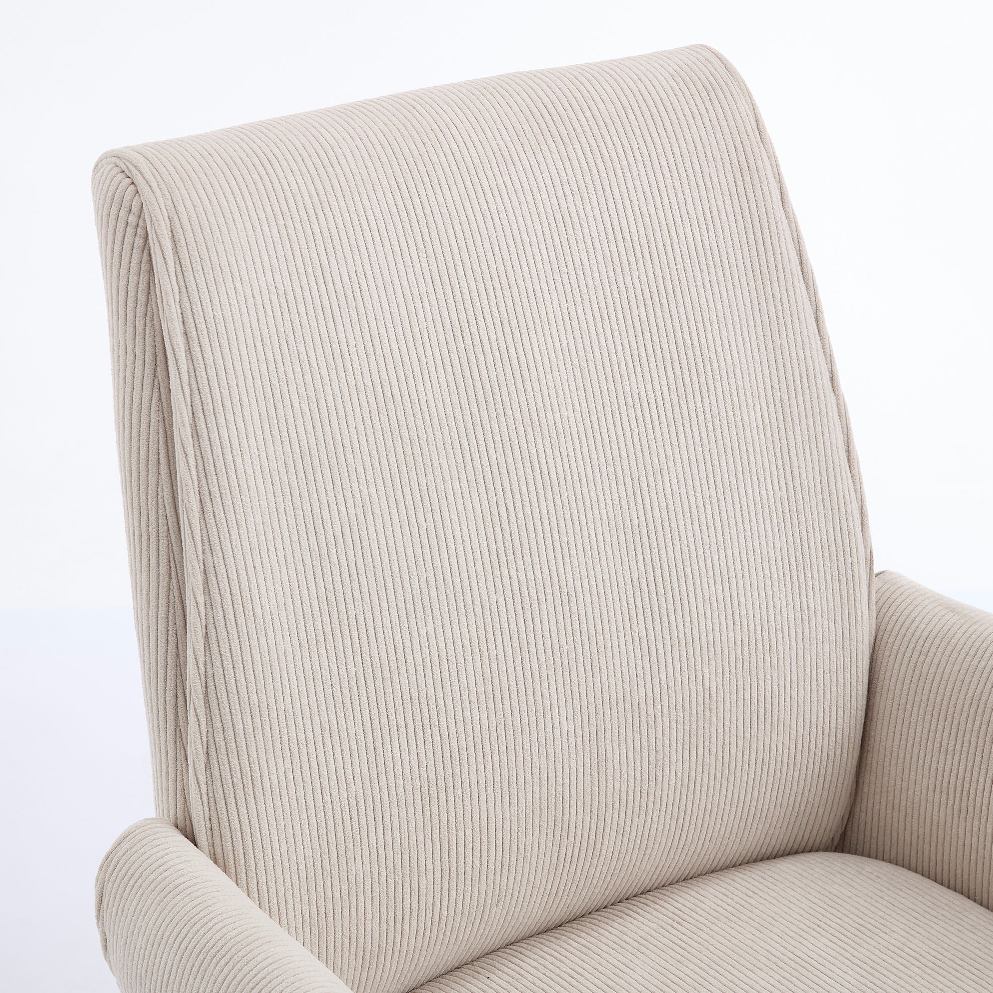 Ergonomic Mid-Back Office Chair With Striped Velvet Fabric