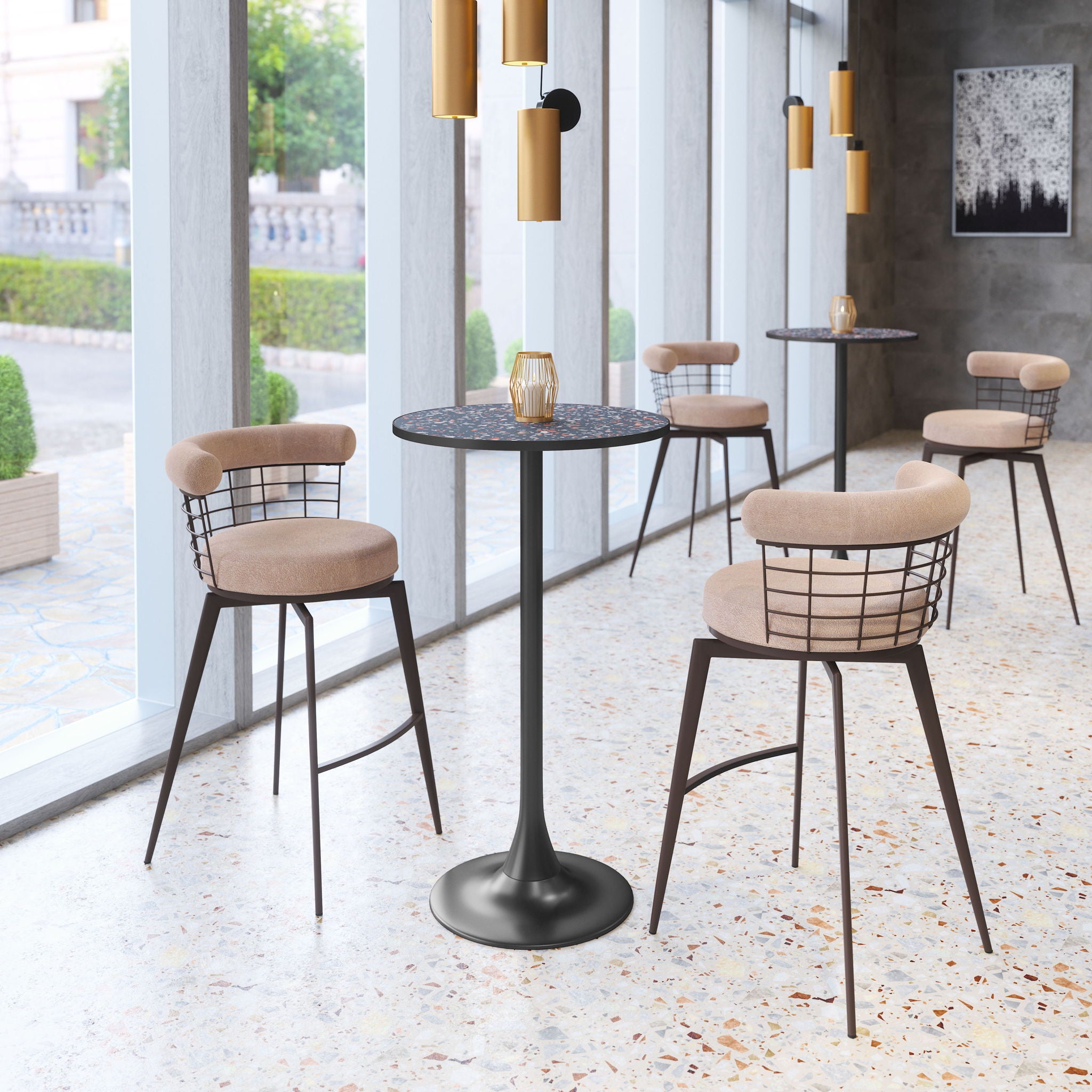 Saku - Swivel Barstool