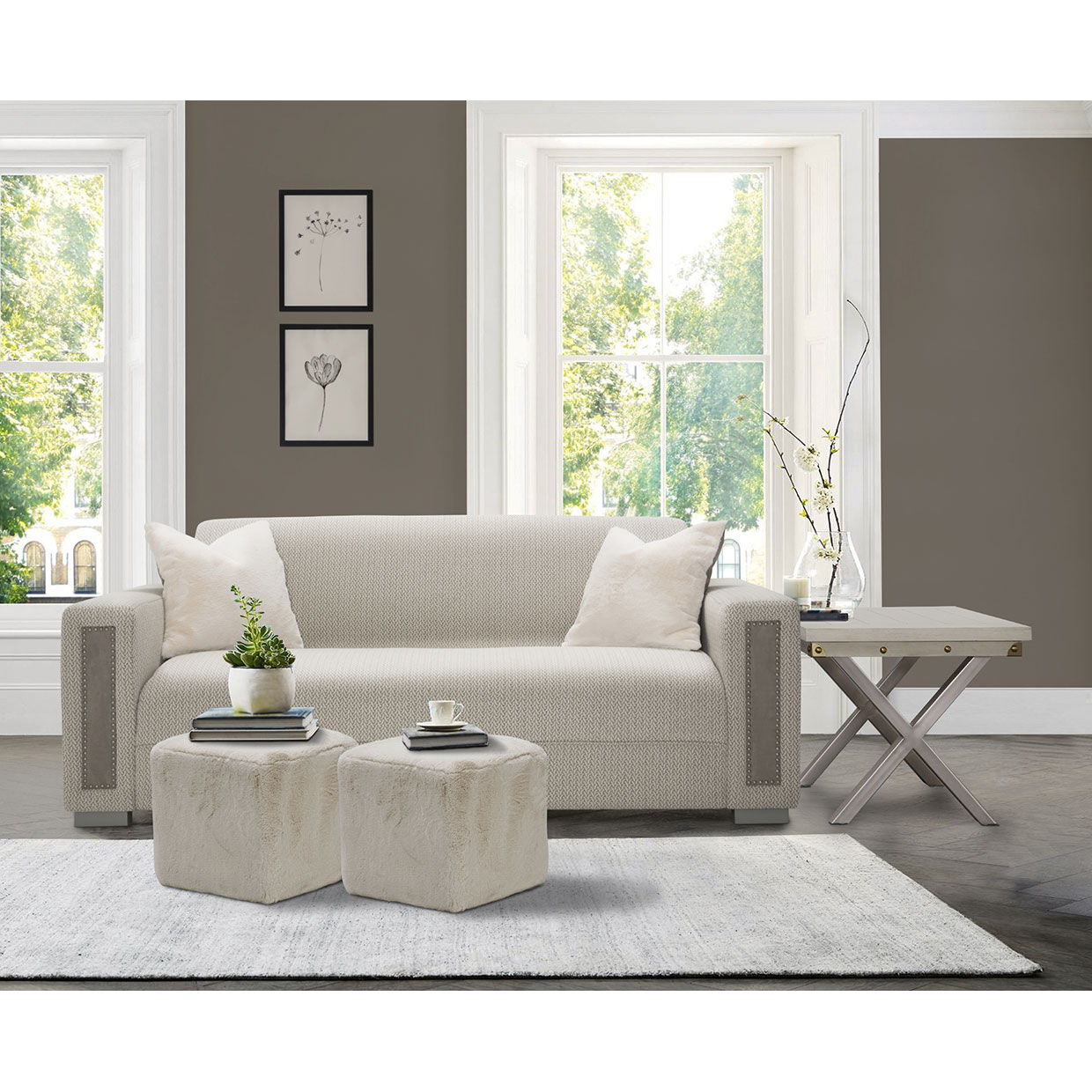 Menlo Station - End Table - Eucalyptus
