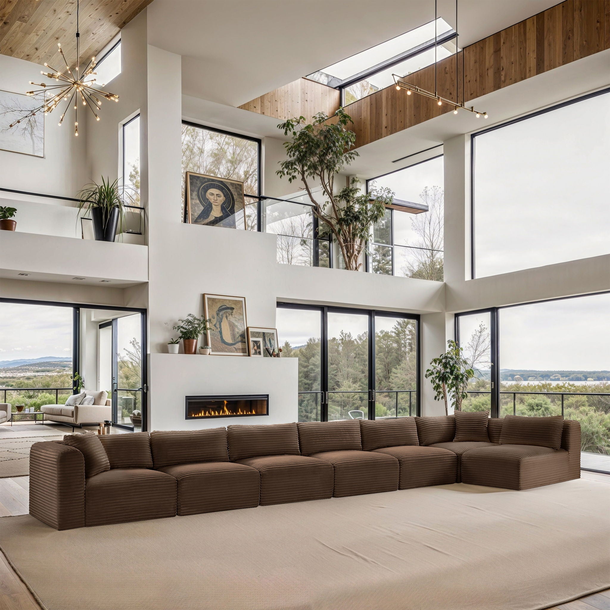 Shaggy - 7 Piece Modular Sectional