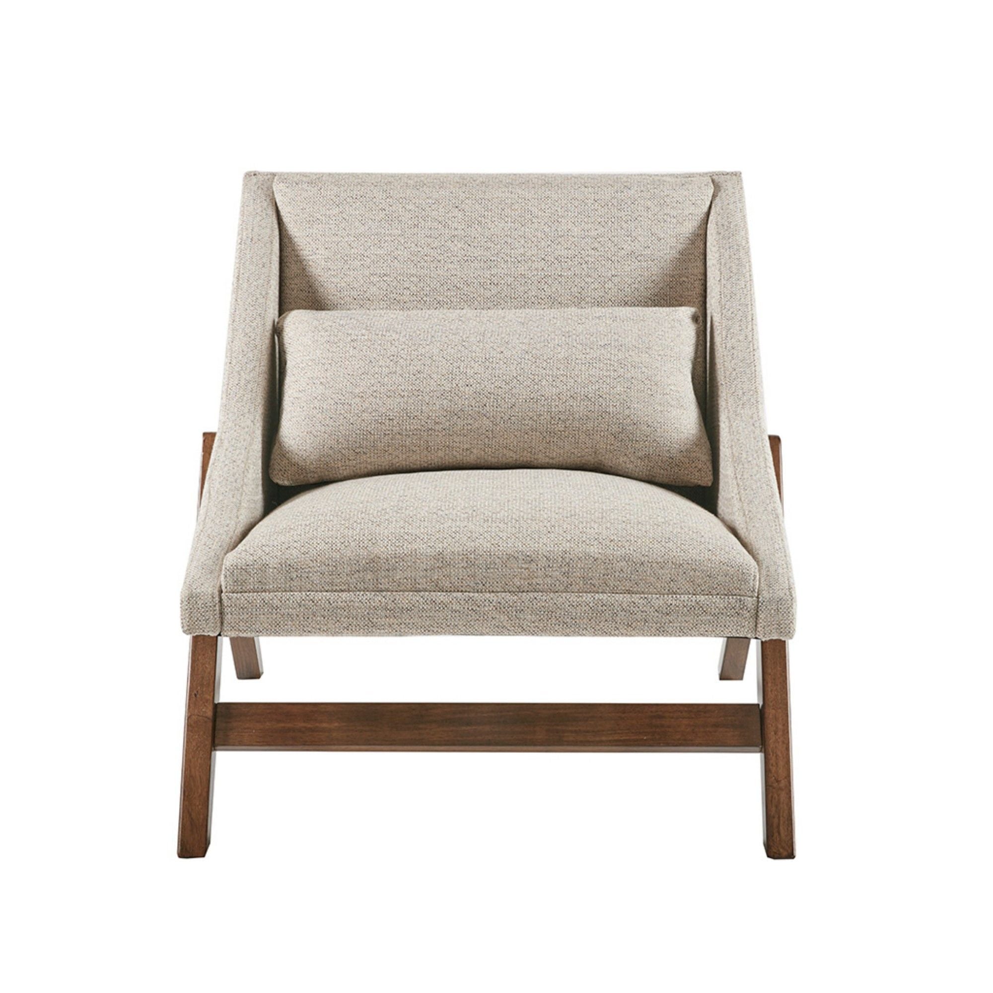 Chair With Removable Pillow - Brown