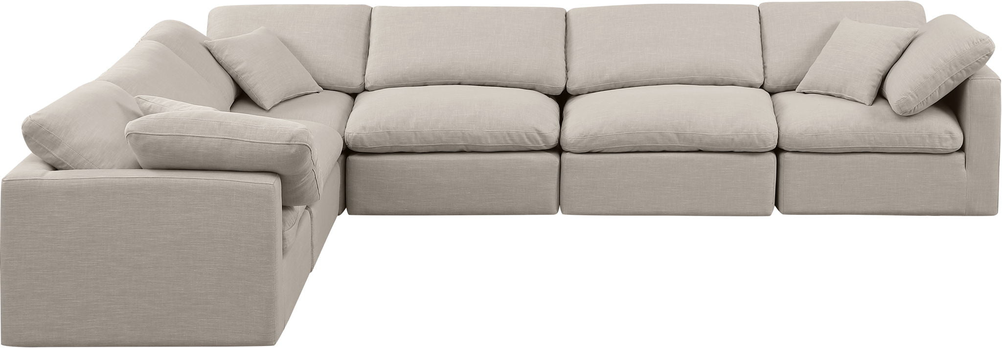 Indulge - Linen 6 Piece Modular Corner Sectional