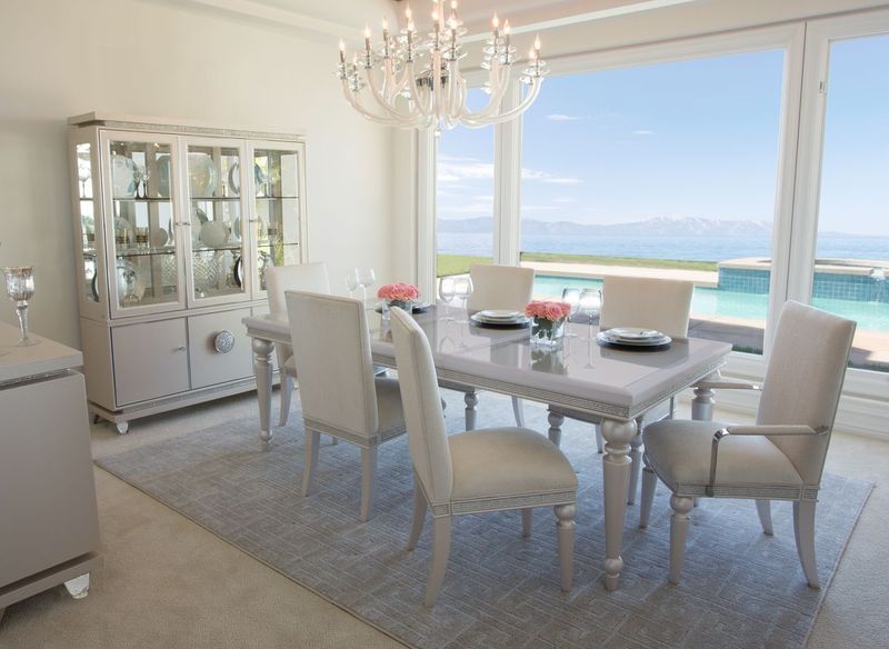 Glimmering Heights - Dining Table - Ivory