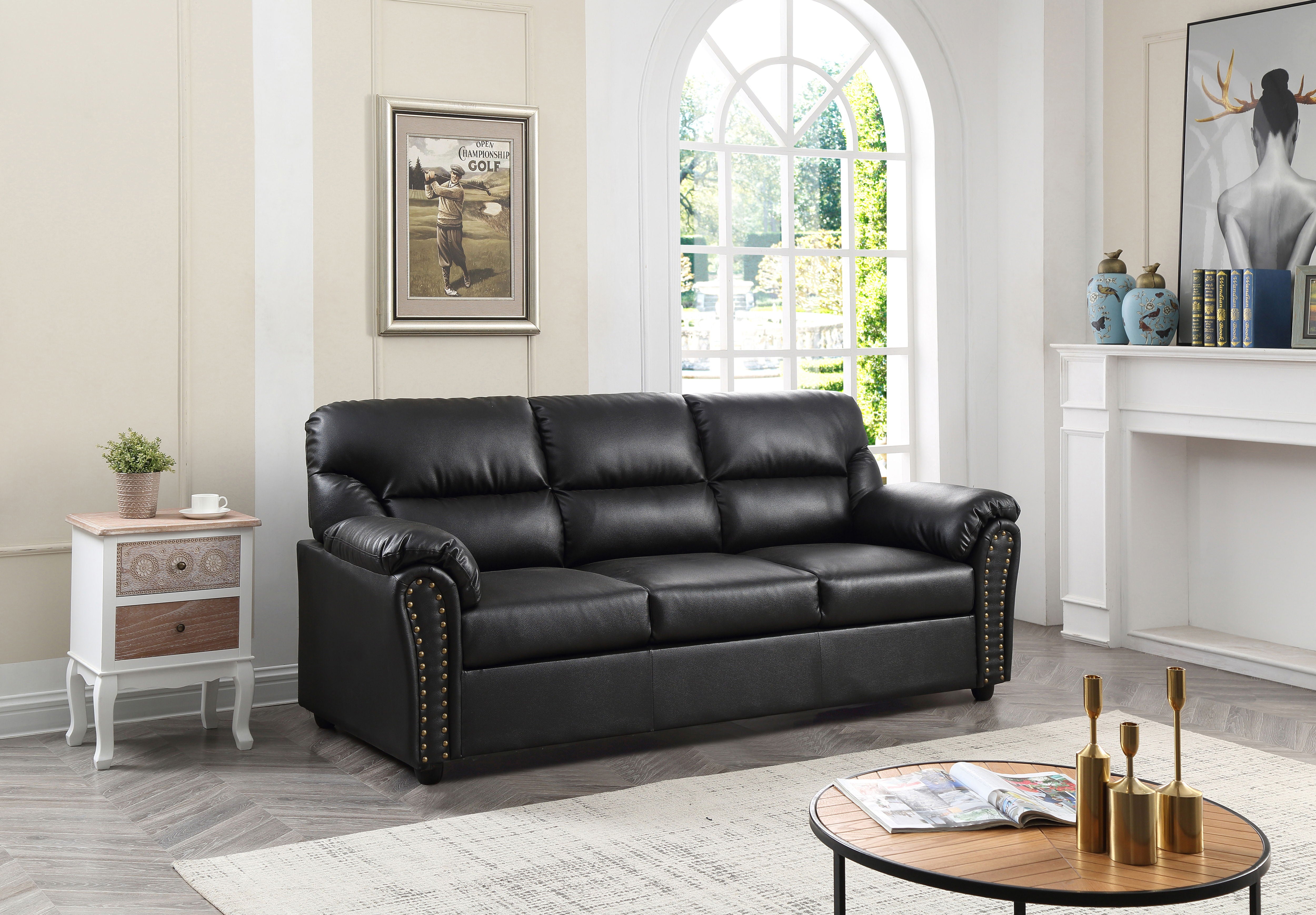 Olney - Sofa - Black - Best Buy Furniture