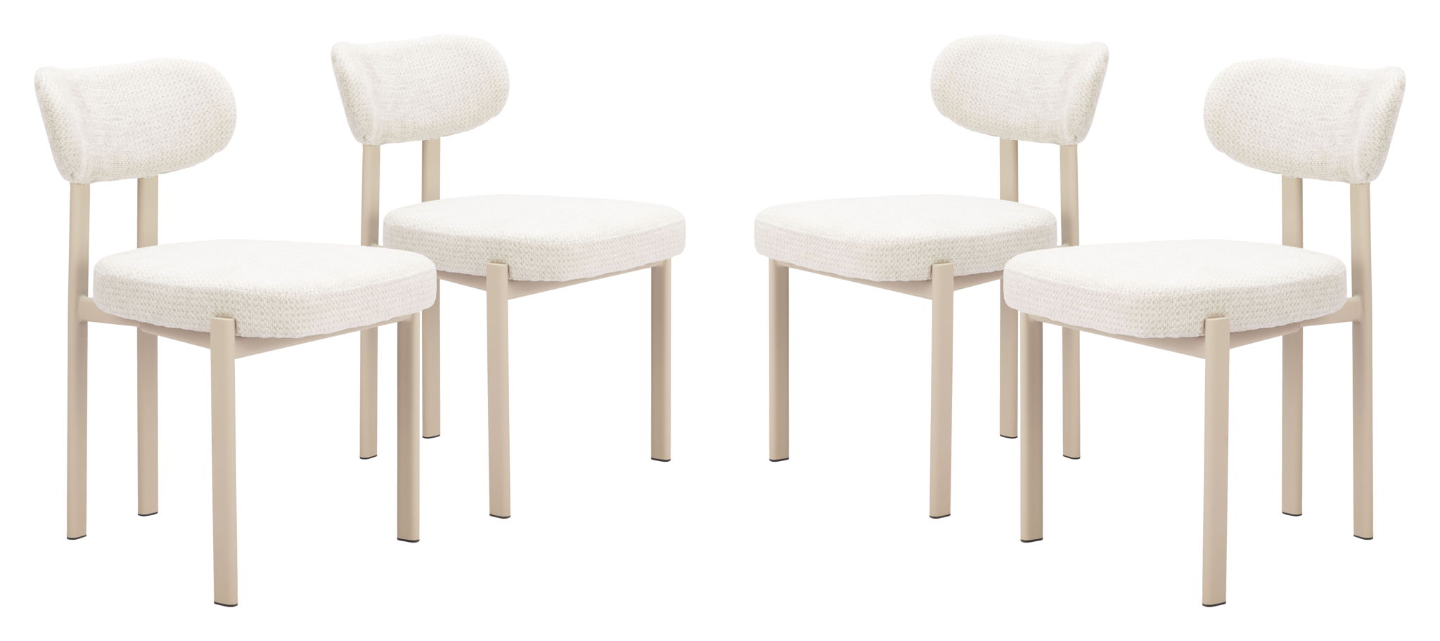 Aurea - Dining Chair (Set of 4) - Light Gray