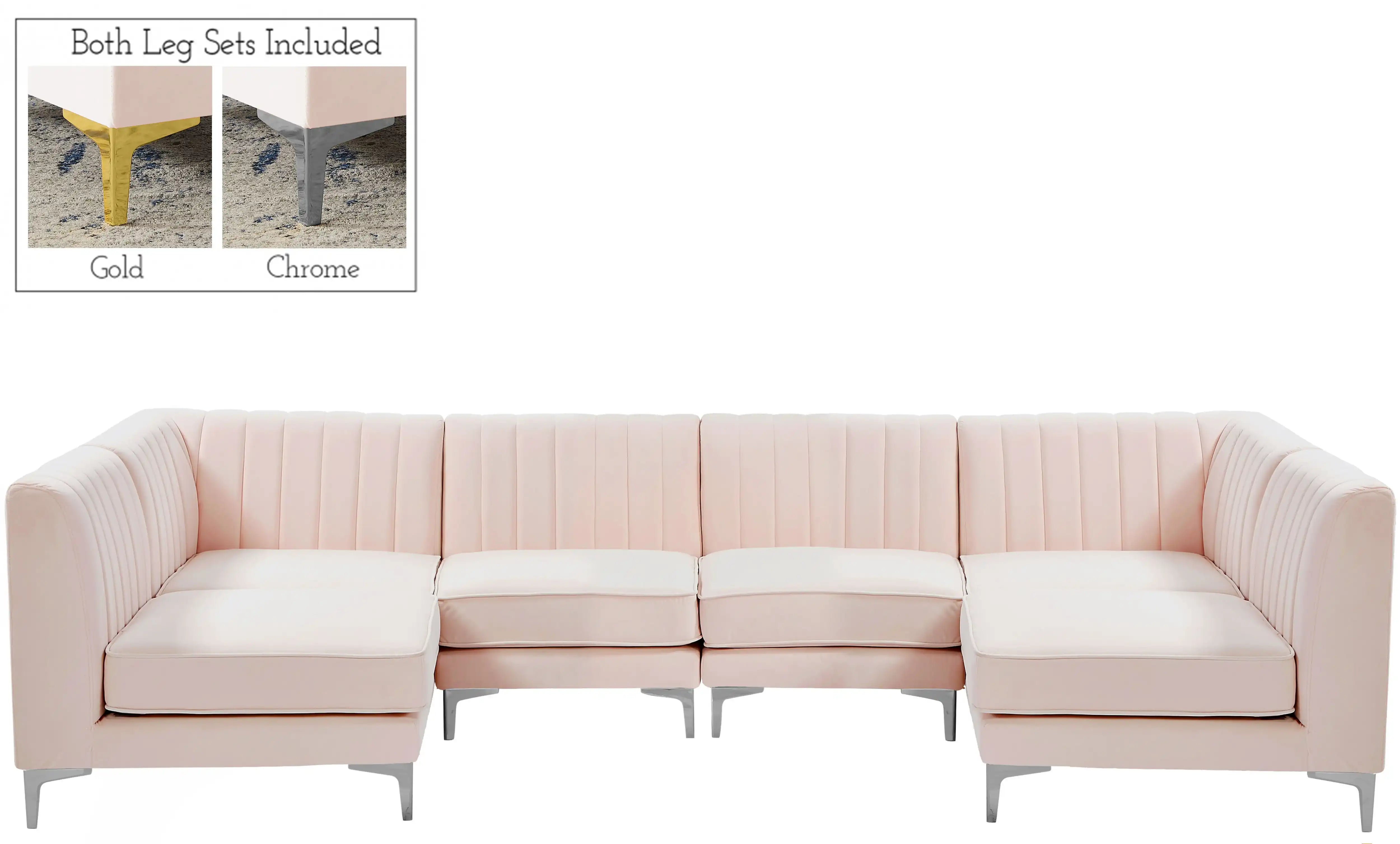 Alina - 6 Piece Modular U-Shaped Sectional