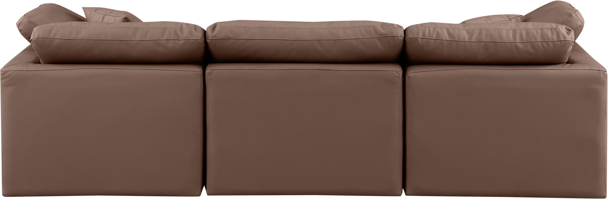 Indulge - Faux Leather 3 Seat Modular Sofa
