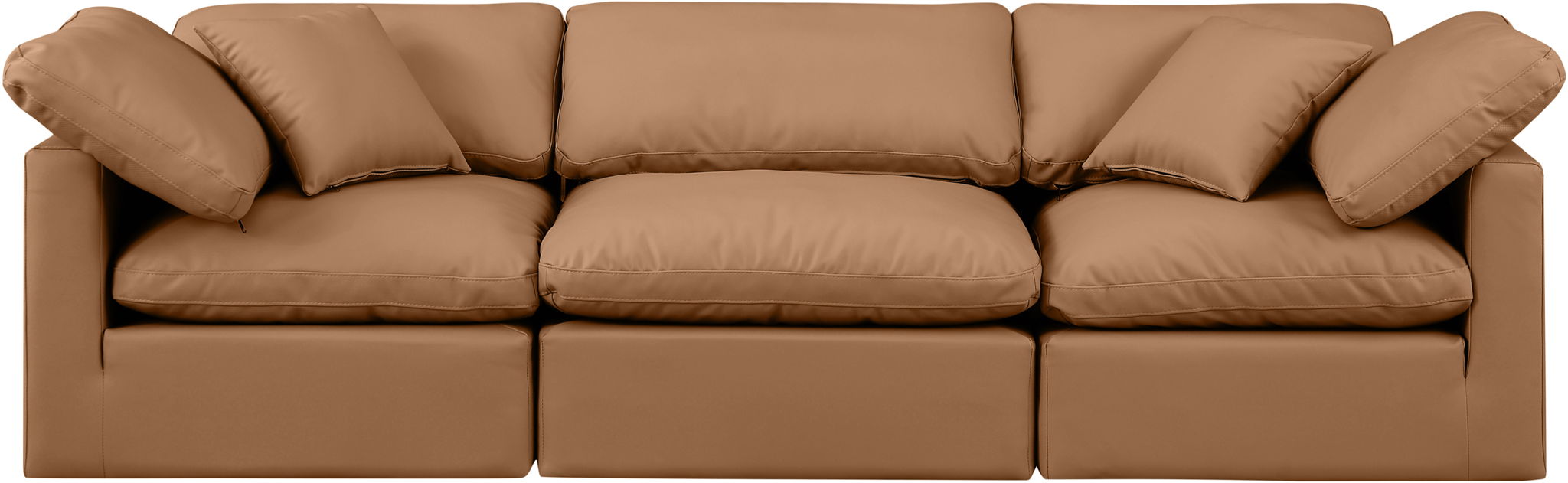 Indulge - Faux Leather 3 Seat Modular Sofa