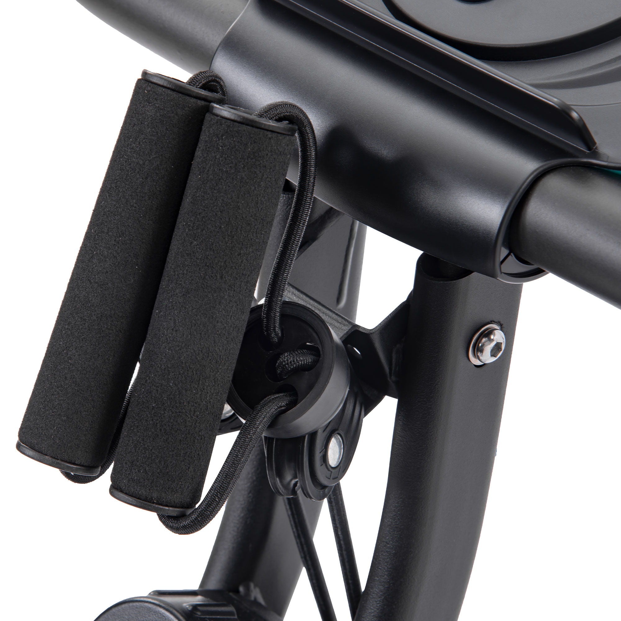 Exercise Bike Folding Stationary Bikes For Home With 16 Level Magnetic Resistance