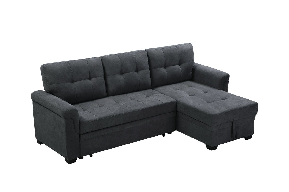 Lucca - Reversible Sectional Sleeper Sofa Chaise With Storage