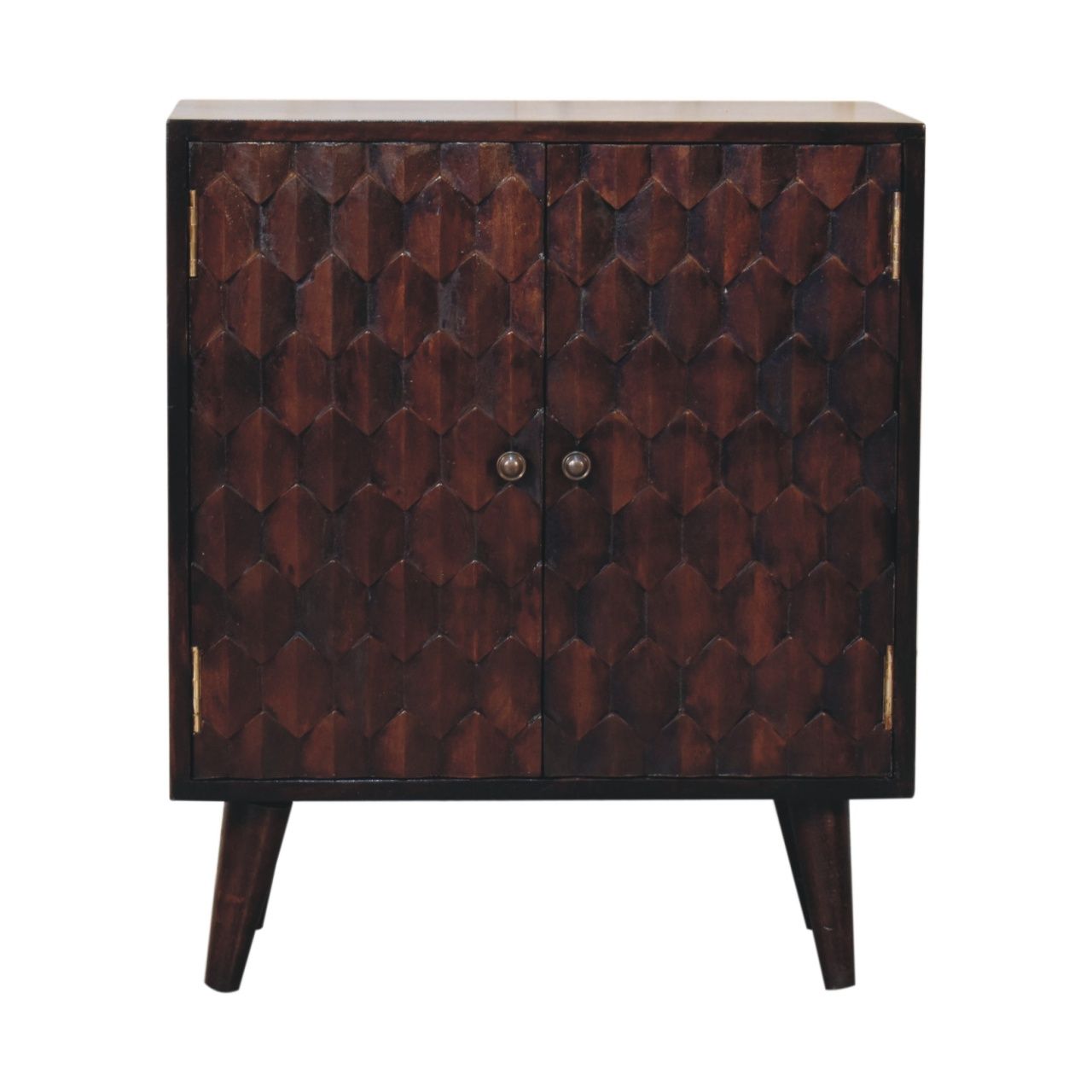 Mini Pineapple Carved Cabinet