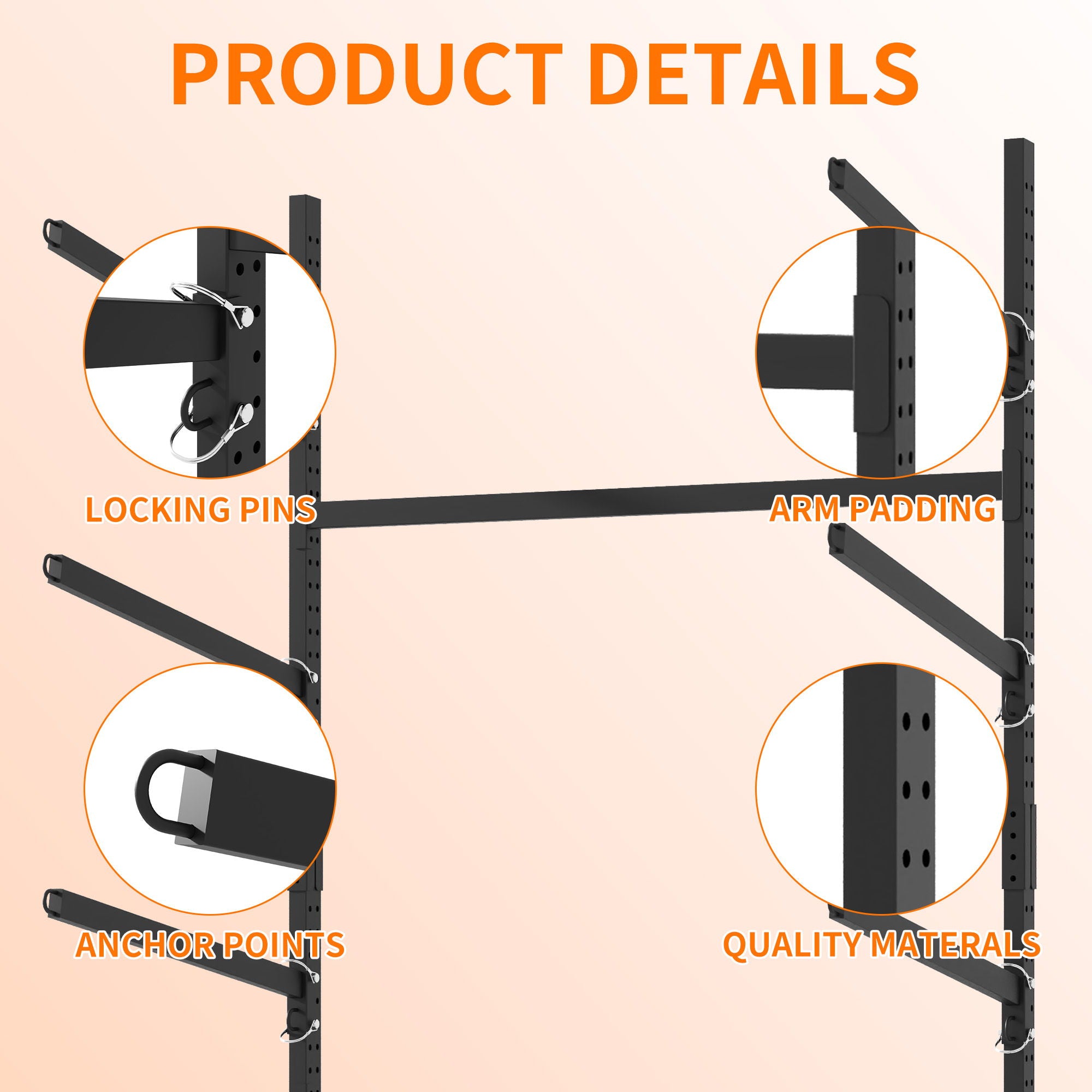 Freestanding Kayak Storage Rack With Lockable Wheels For Kayak, Canoe, Sup & Surfboard