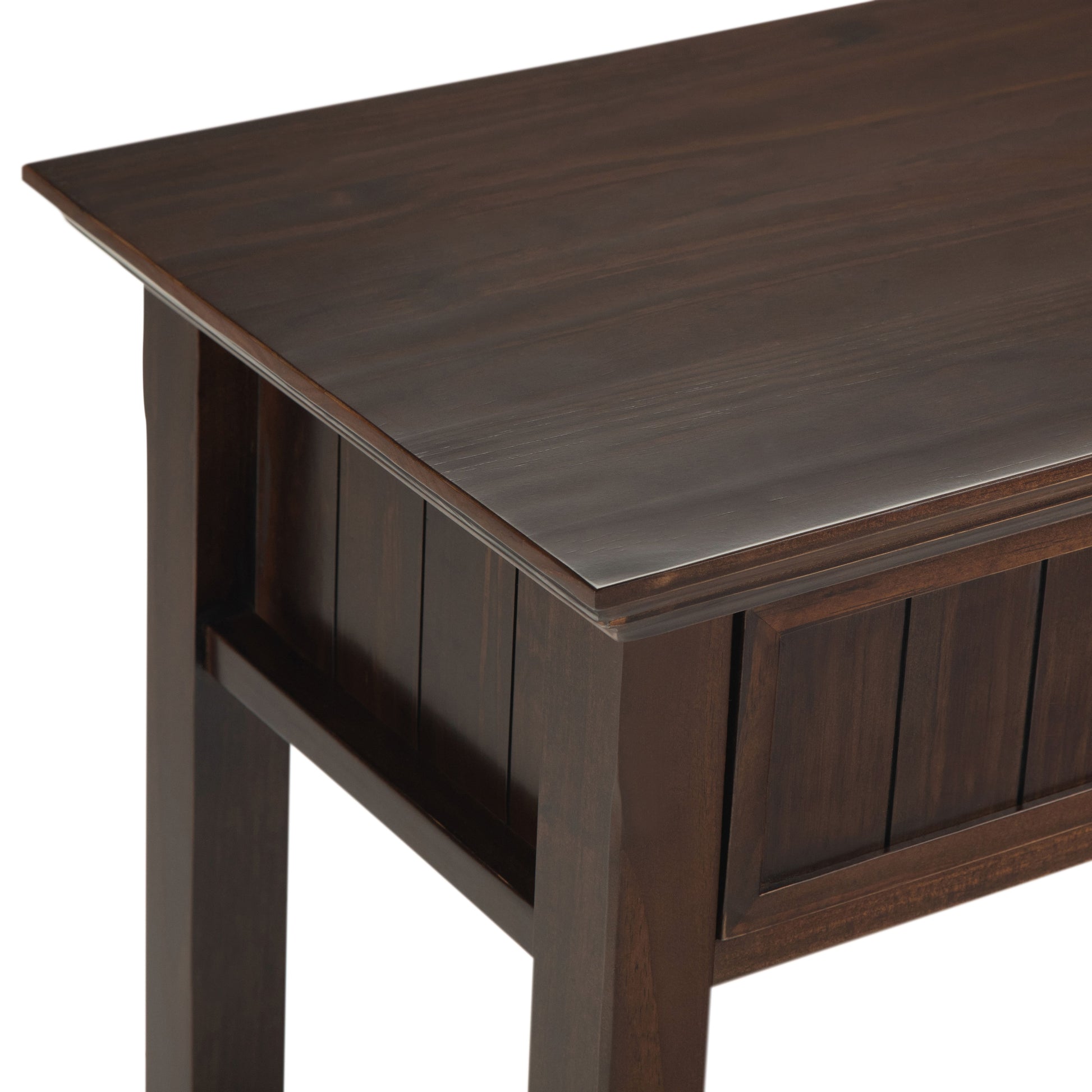 Acadian - Wide Console Sofa Table - Brunette Brown - Best Buy Furniture