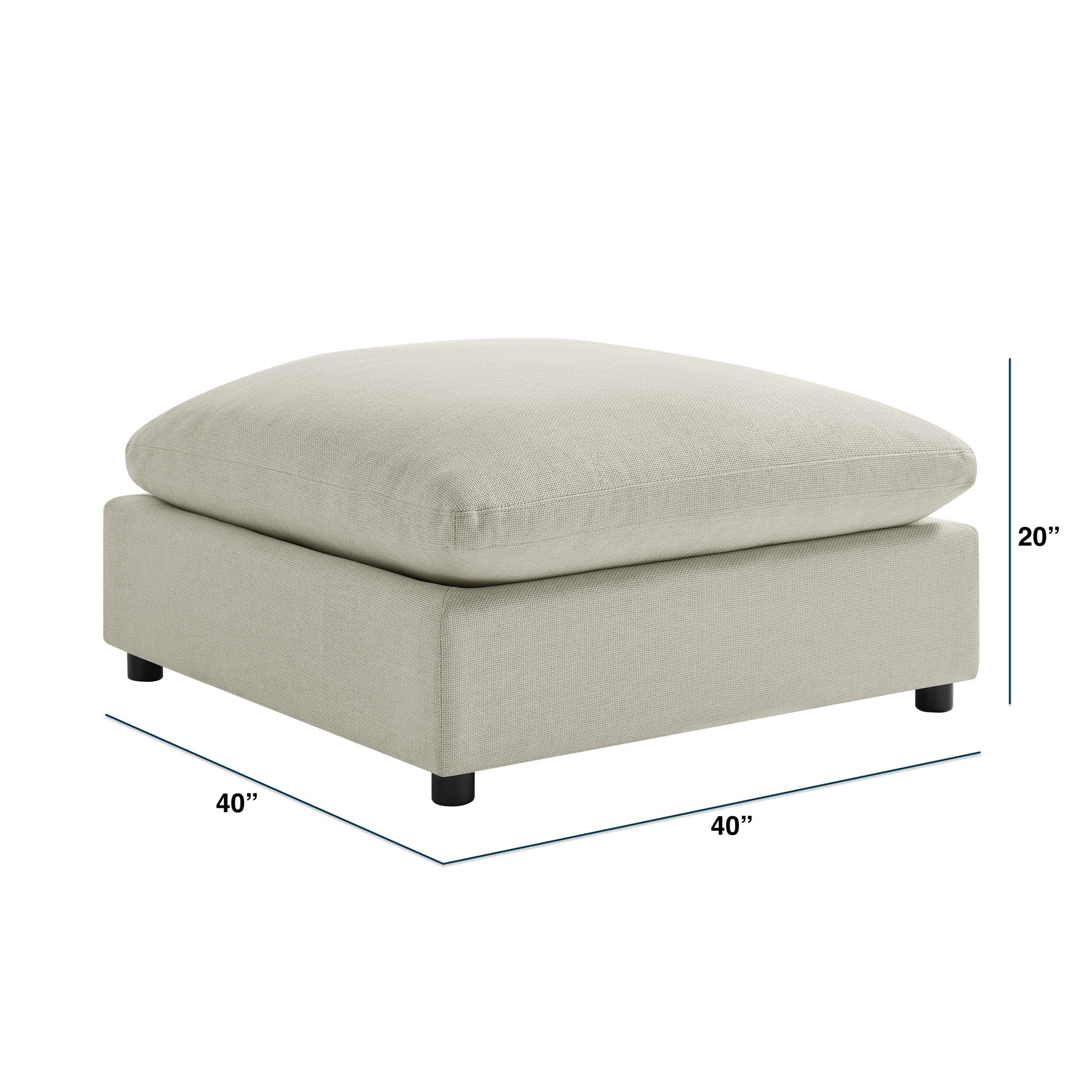 Cassandra - Ottoman With Removable Covers