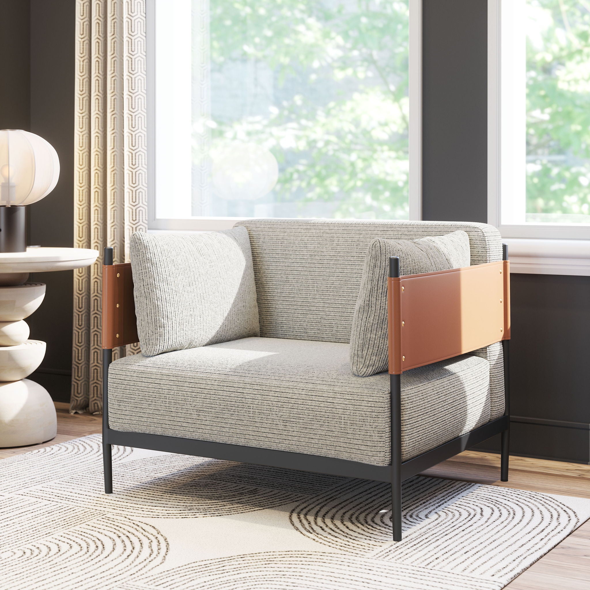 Stirbe - Armchair - Gray