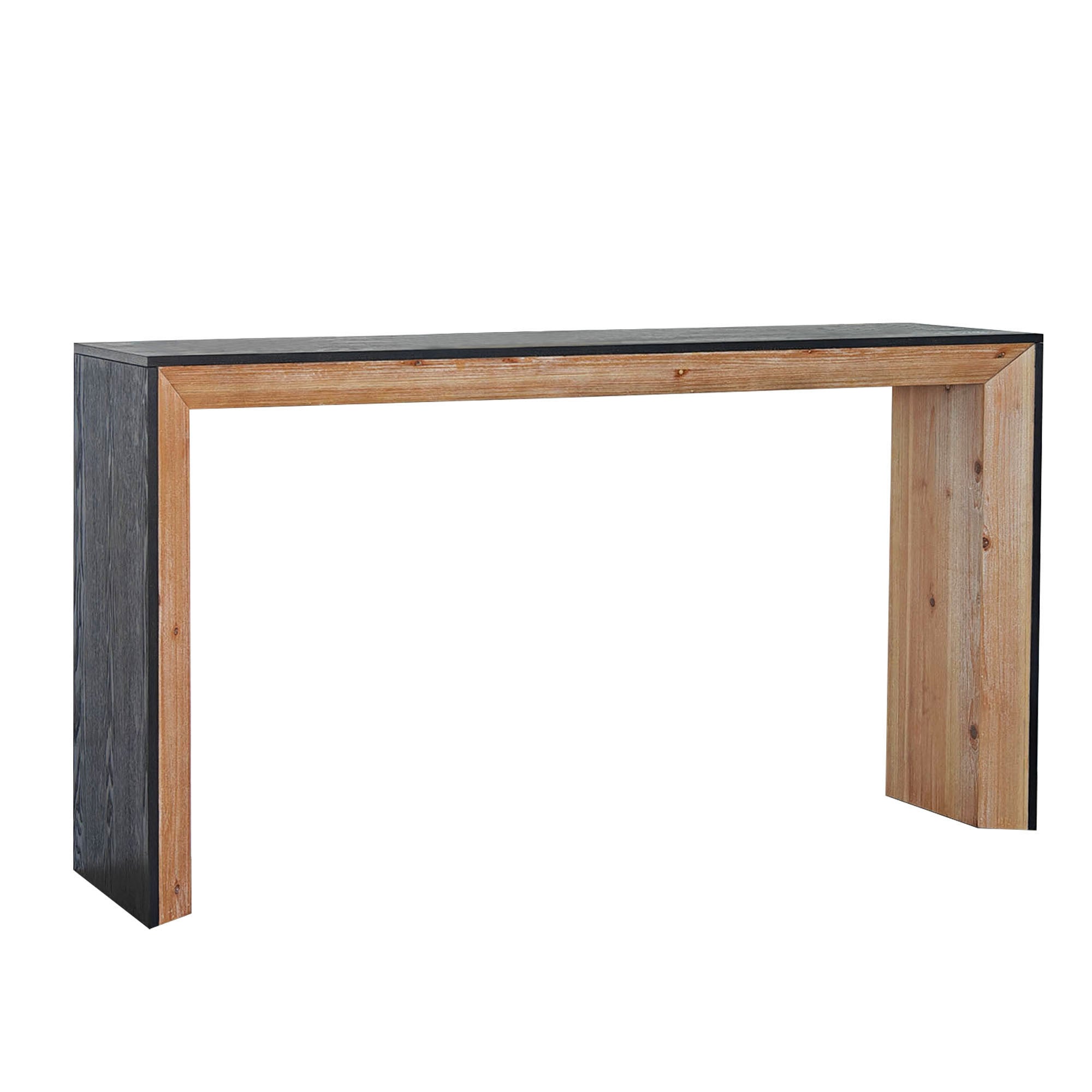 59in Modern Wood Console Table - Entryway & Sofa Table