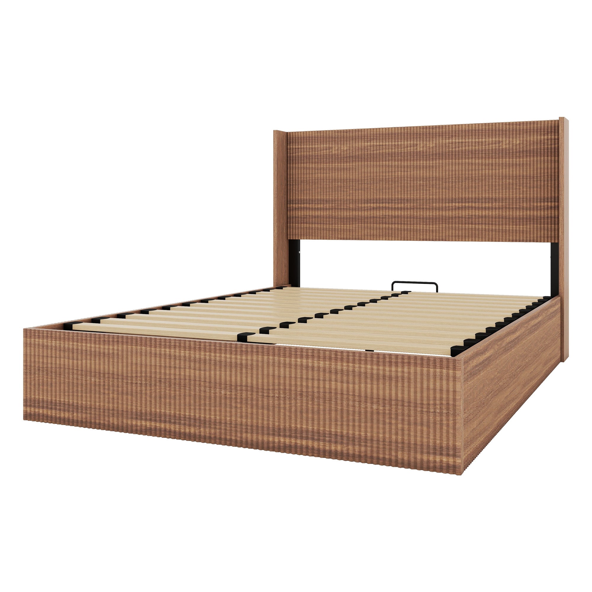 Luna Modern Platform Lift Storage Bed Queen - Best Buy Furniture