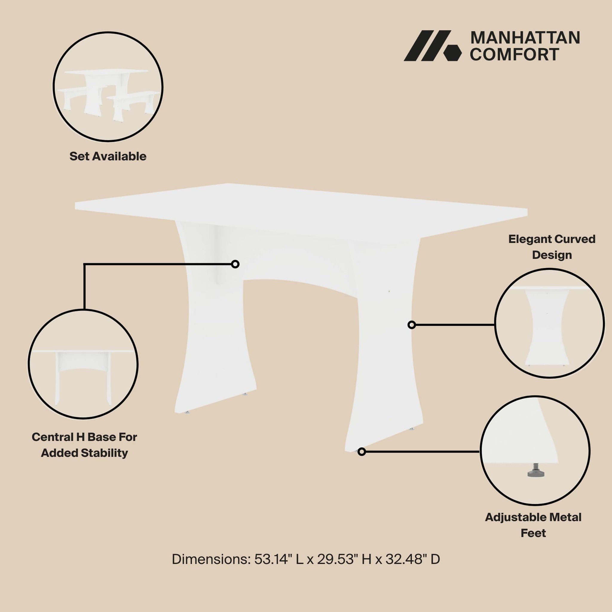 Coney - Modern Dining Table