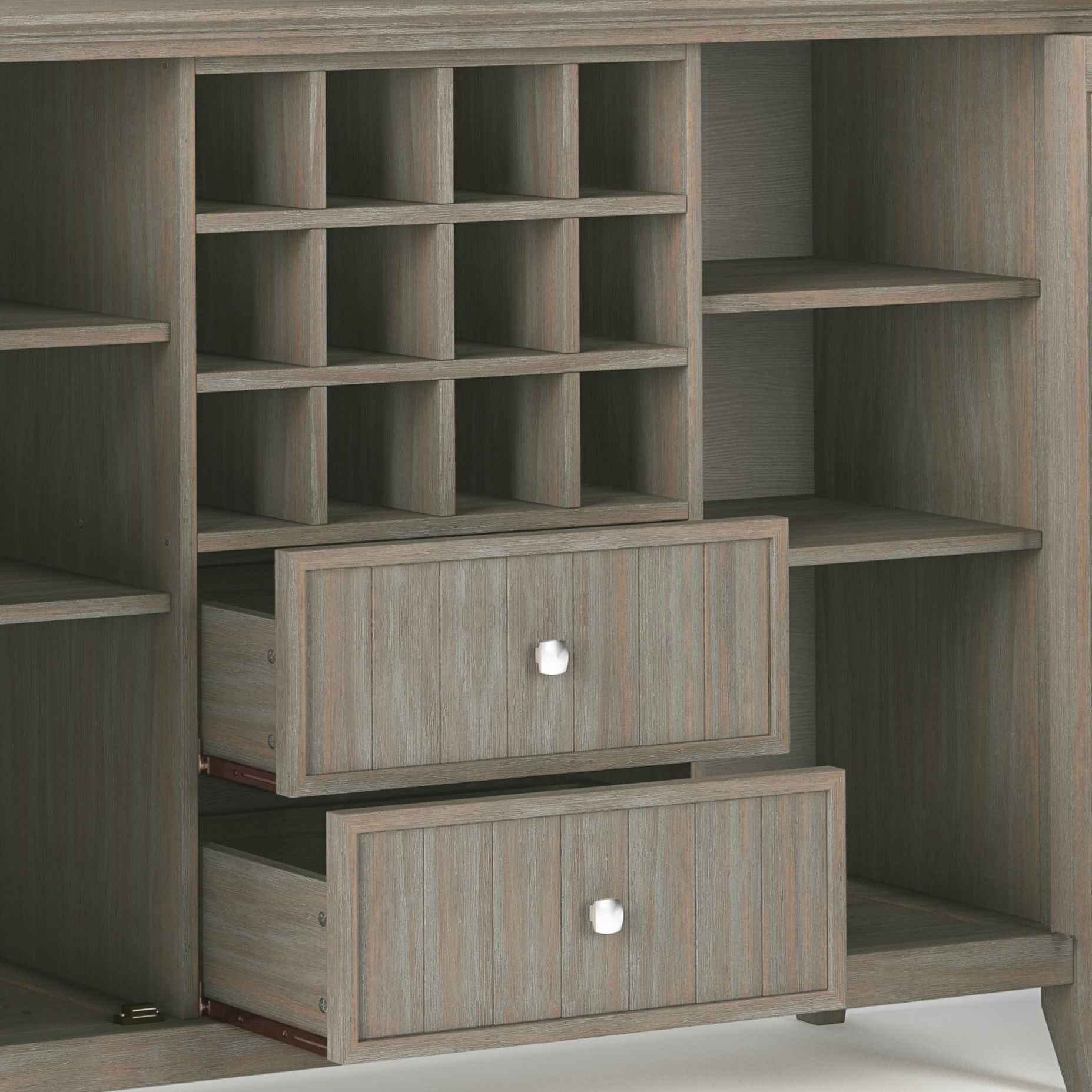 Bedford - Sideboard Buffet And Wine Rack - Best Buy Furniture