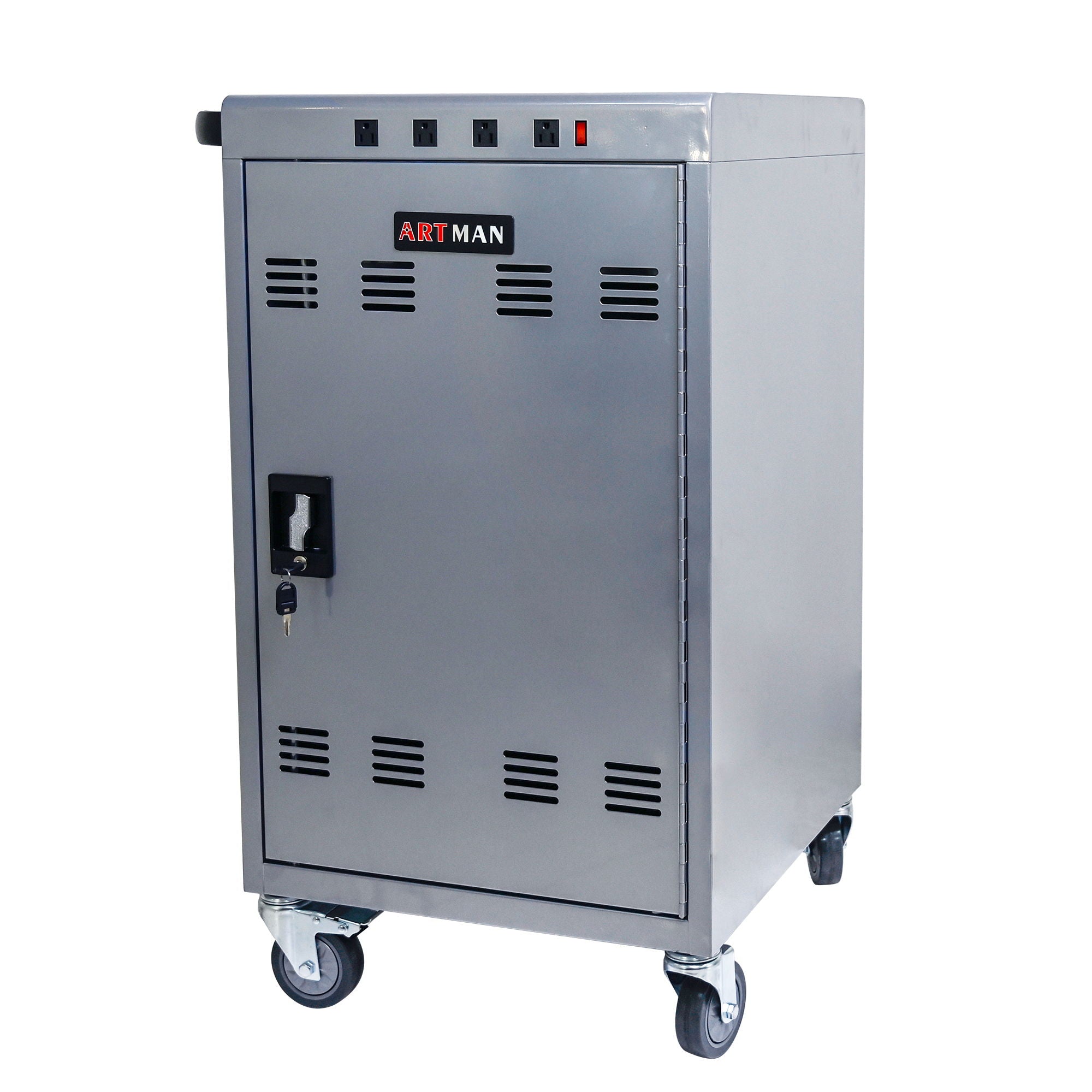 Mobile Charging Cart For Tablets Laptops 35, Device Capacity Matt Metal