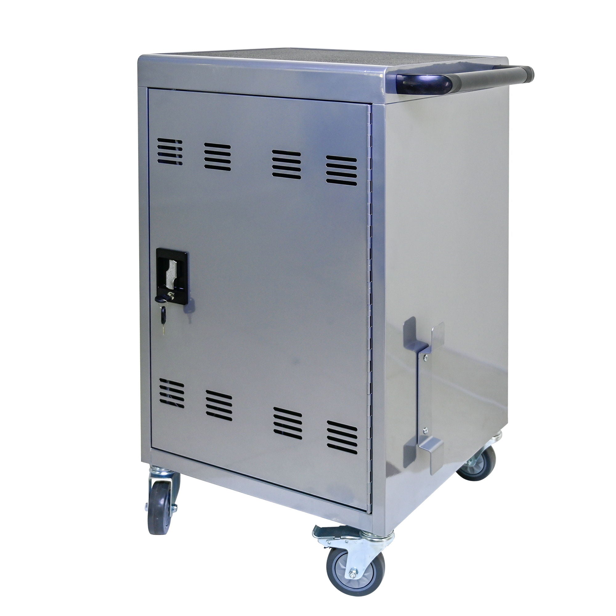Mobile Charging Cart Station For Chromebook, Tablet And Laptop Computer With Power Strip Included