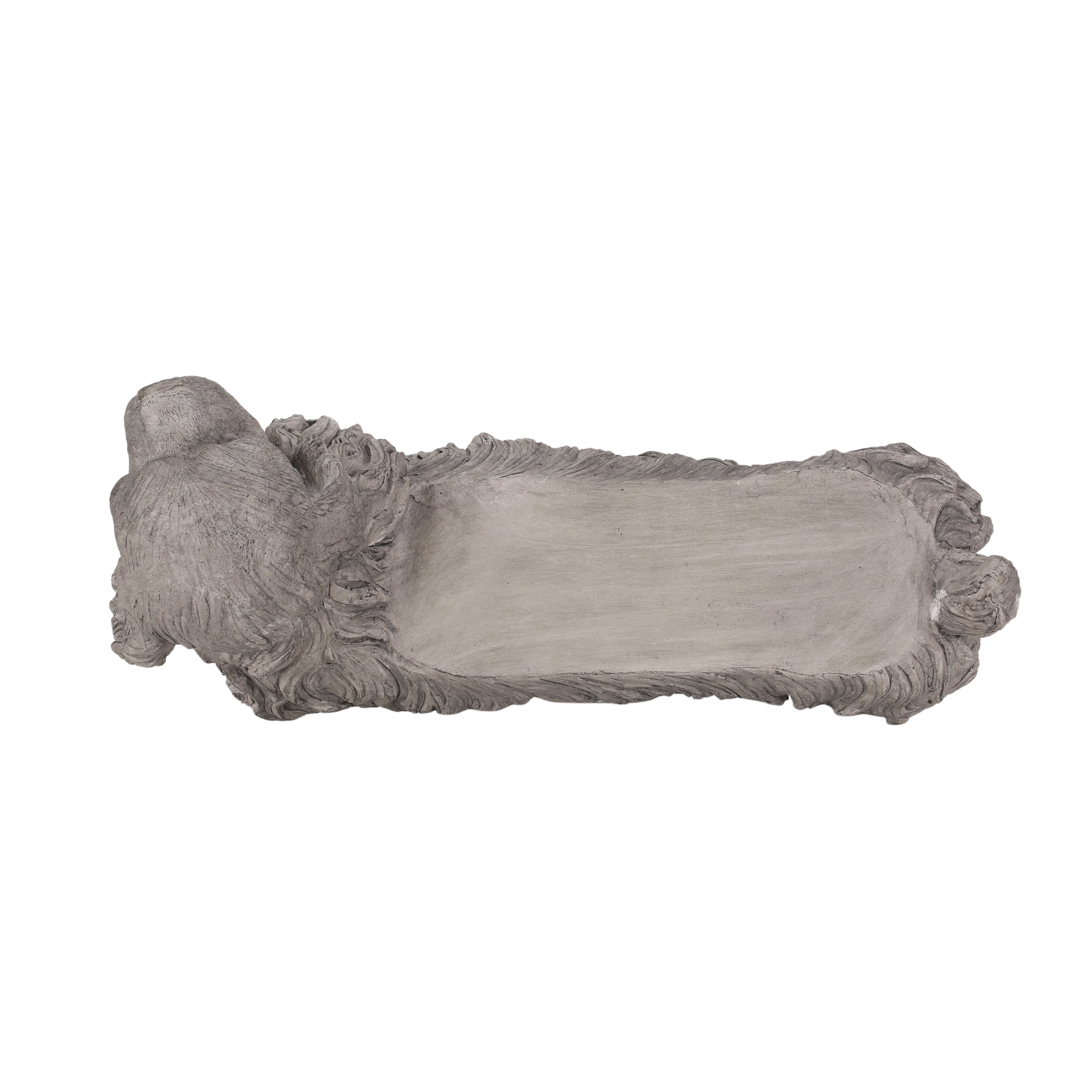 Cocker spaniel outdoor bench