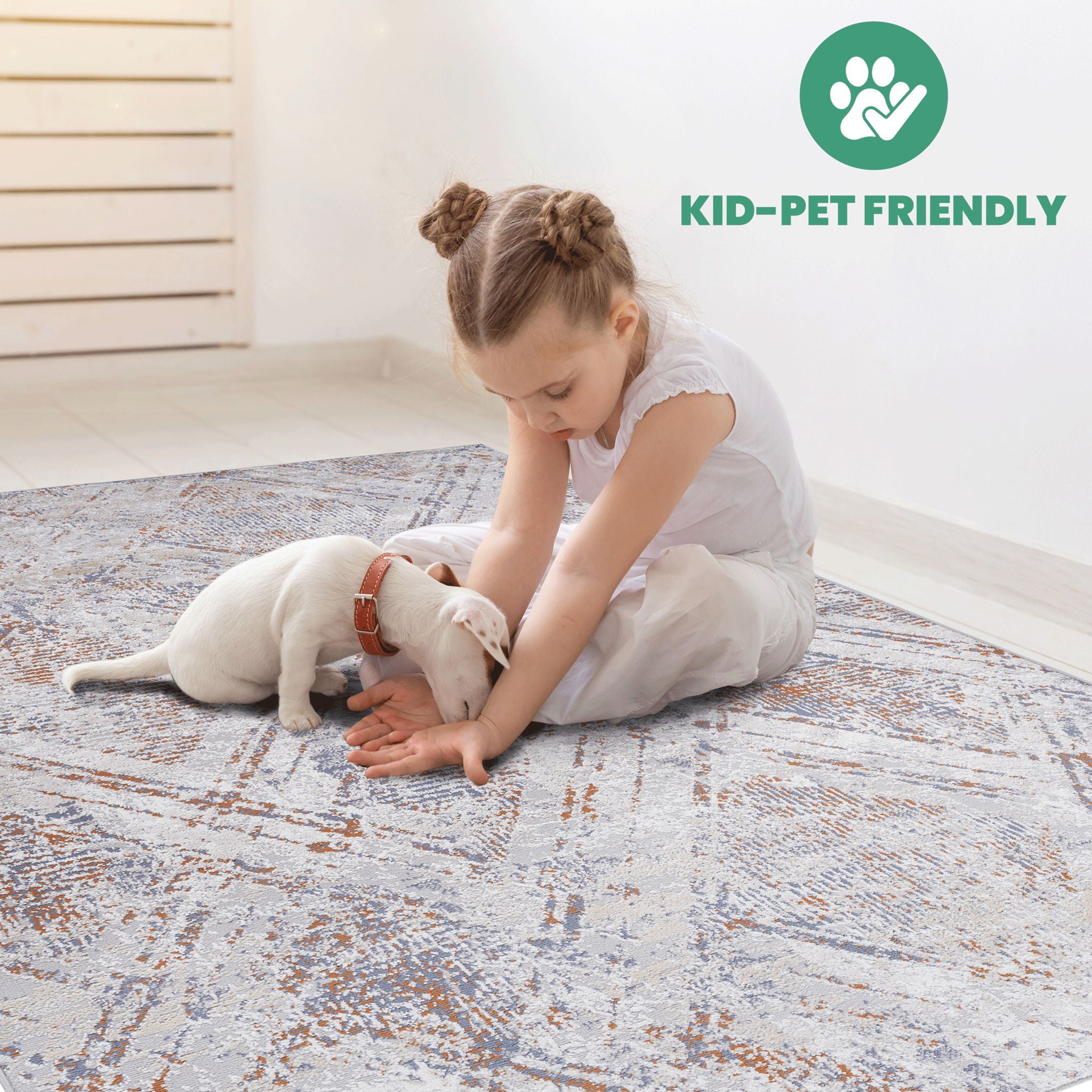 Payas - 2' X 3' Geometric Area Rug - Beige