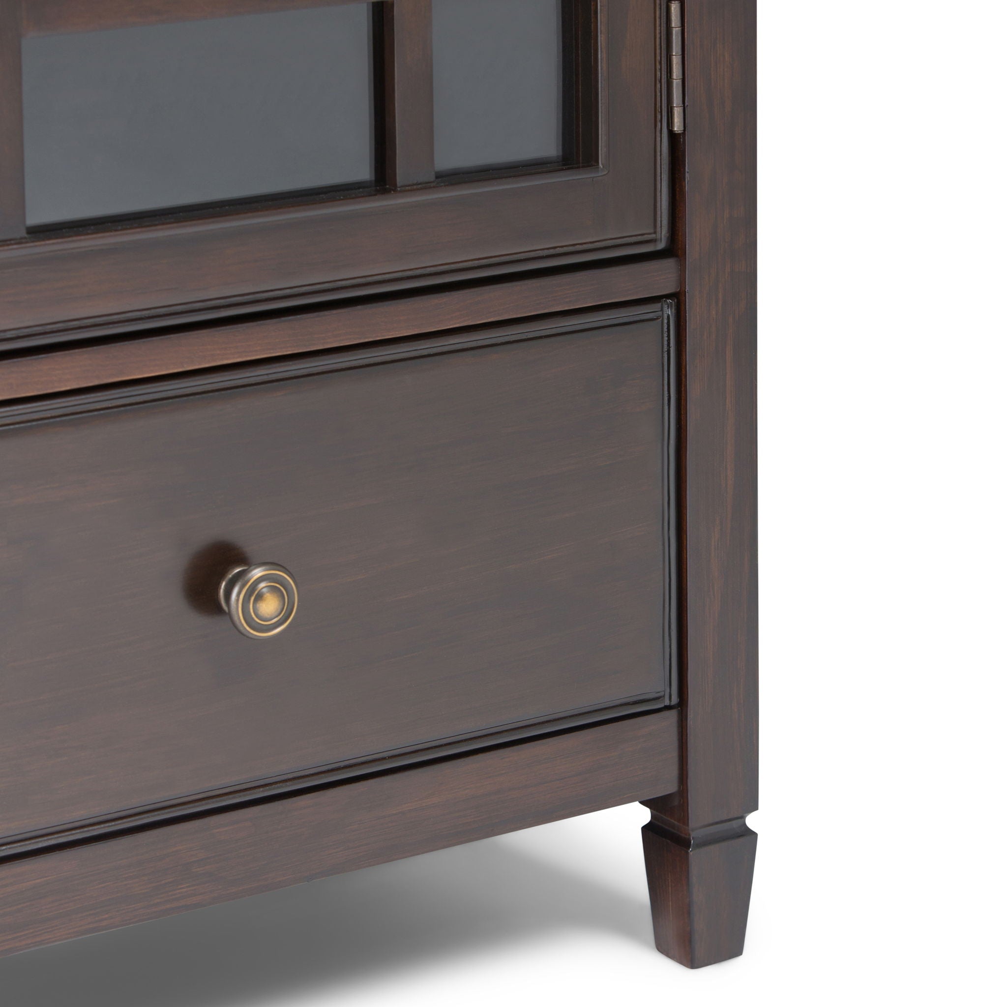 Connaught - Tall Storage Cabinet - Dark Chestnut Brown