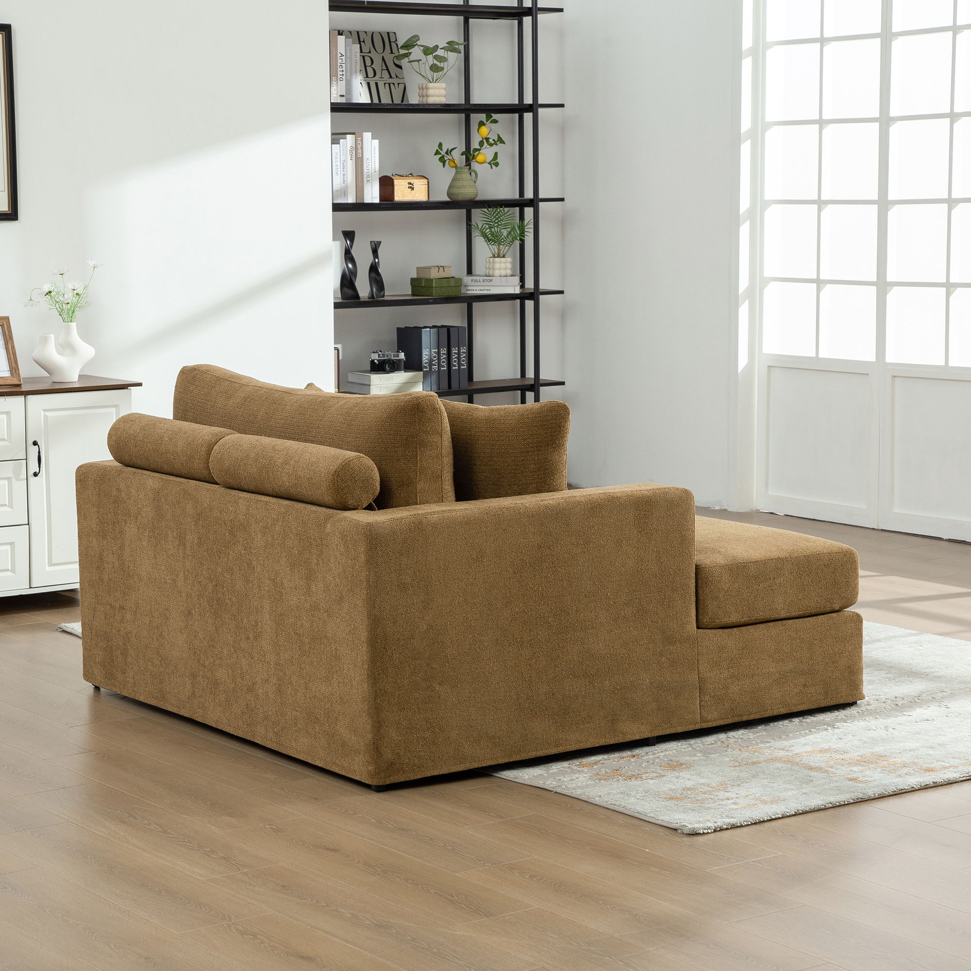 Modern Aesthetic Wide Sofa Bed