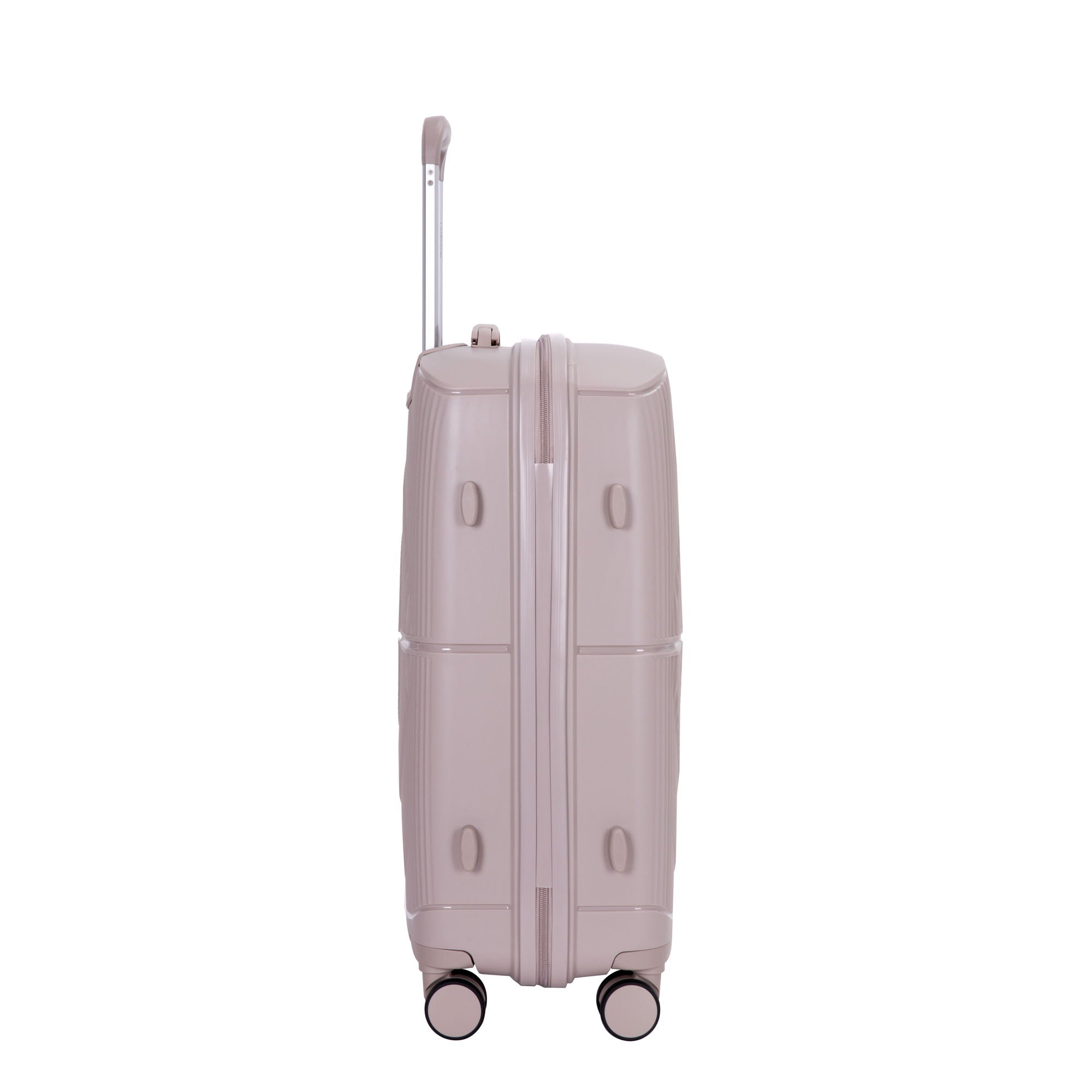 3 Piece Set Expandable Hardshell Suitcase Double Spinner Wheels