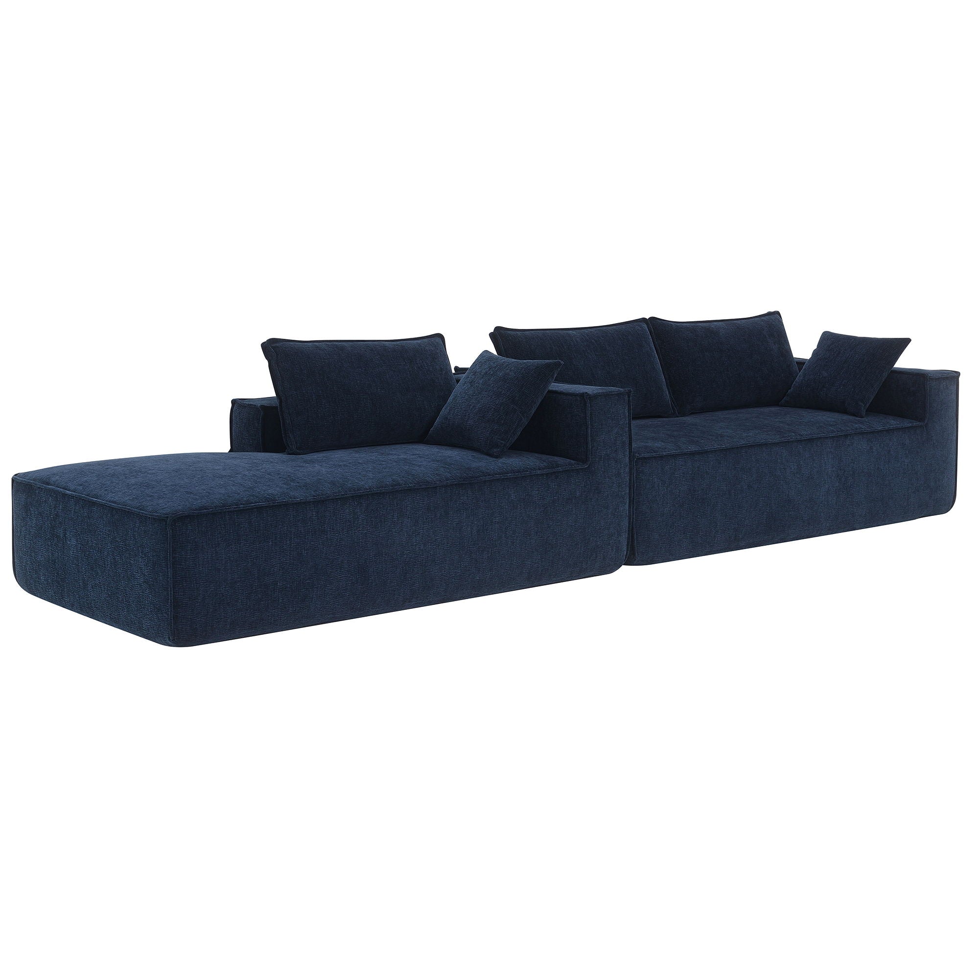 Free Combination Minimalist Style Modular Sectional, Wrinkle Resistant Couch Set L Shaped Compressed Sofa For Living Room