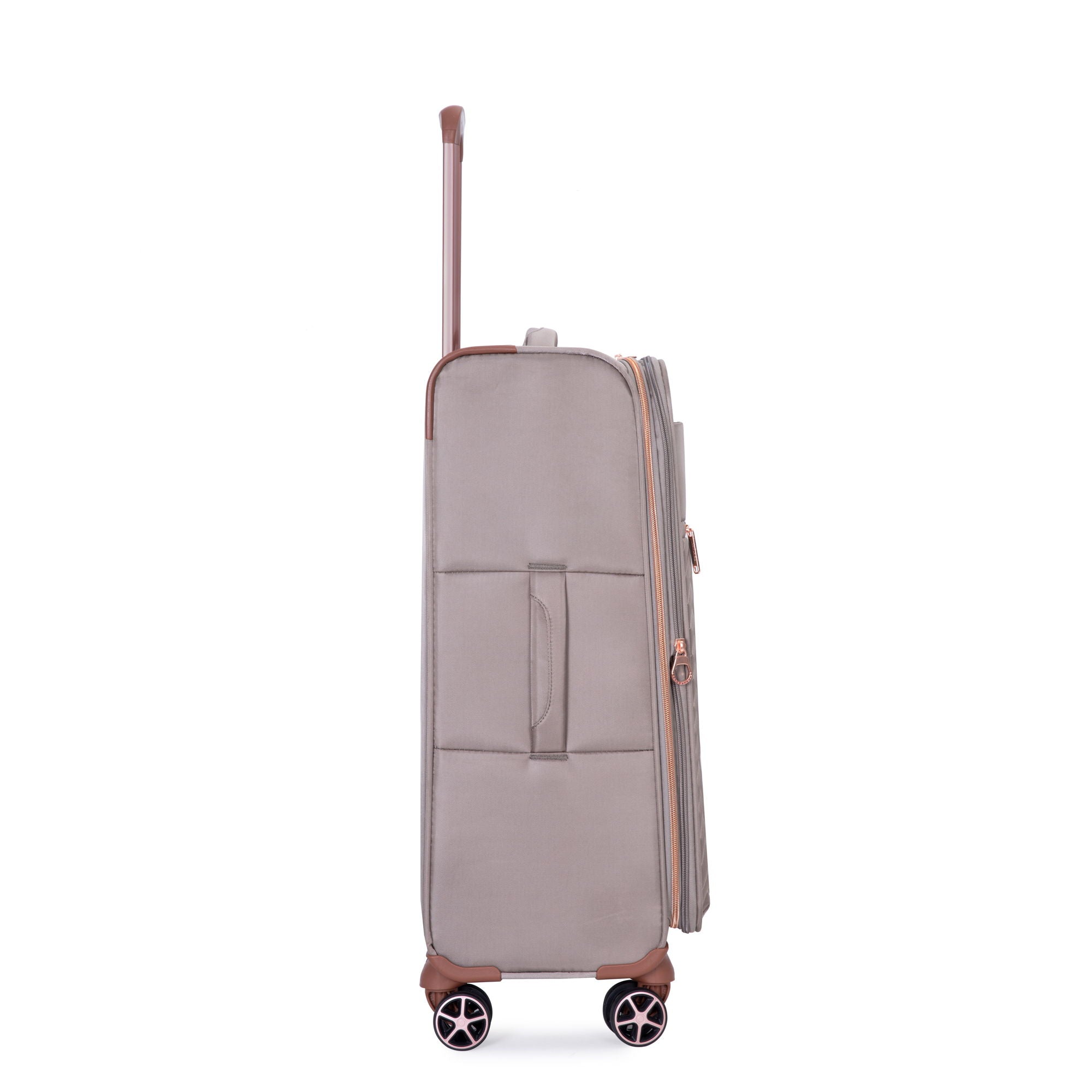 4 Piece Set, Softshell Suitcase Spinner Wheels Terylene Luggage Sets
