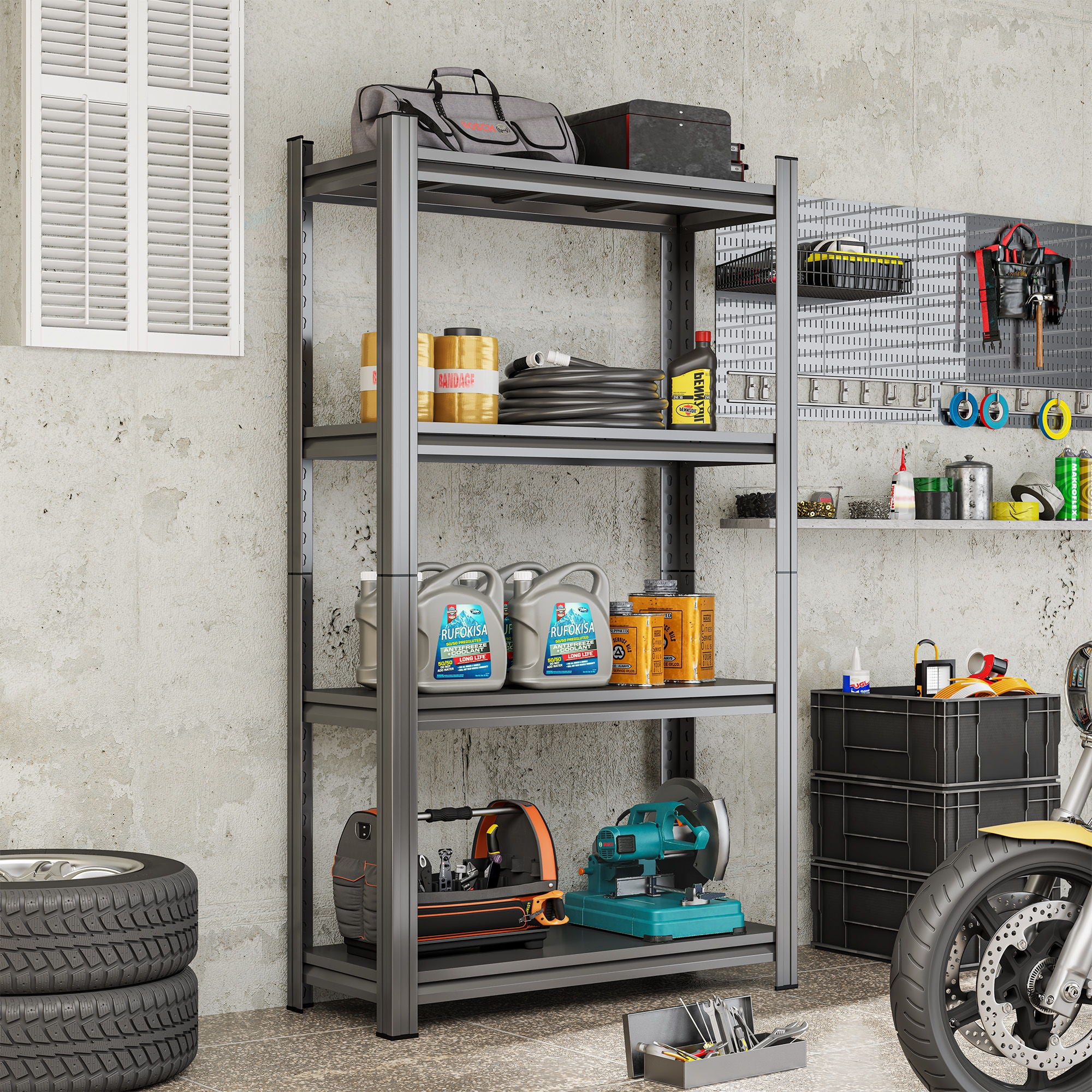 Adjustable Garage Shelf