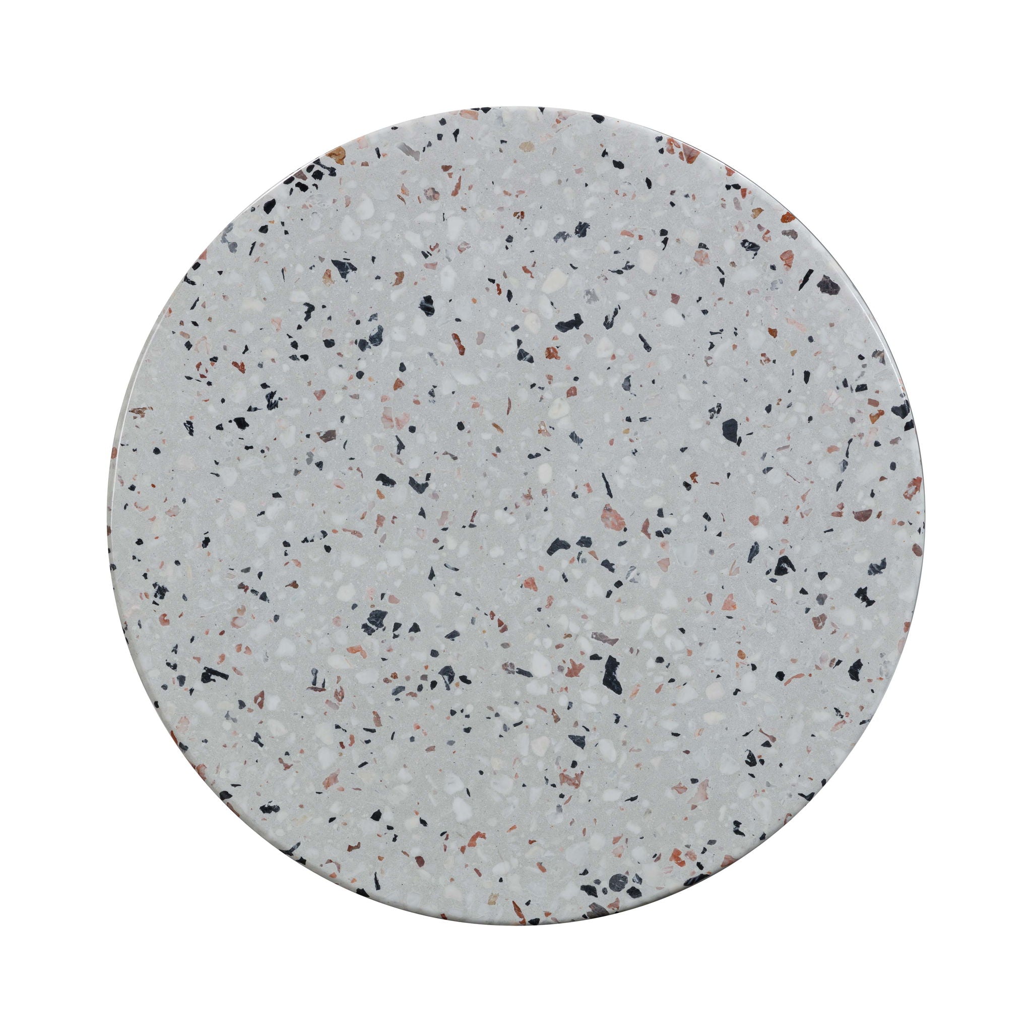 Clover - Indoor / Outdoor Round Side Table - Terrazzo