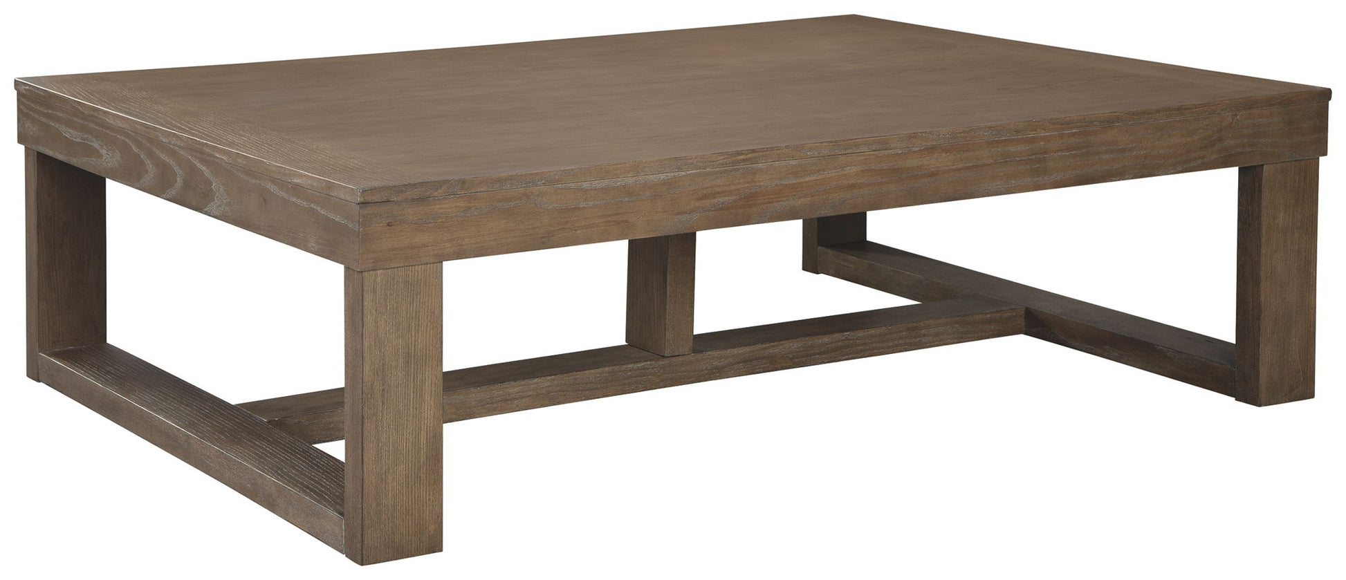 Cariton - Rectangular Cocktail Table - Gray - Best Buy Furniture