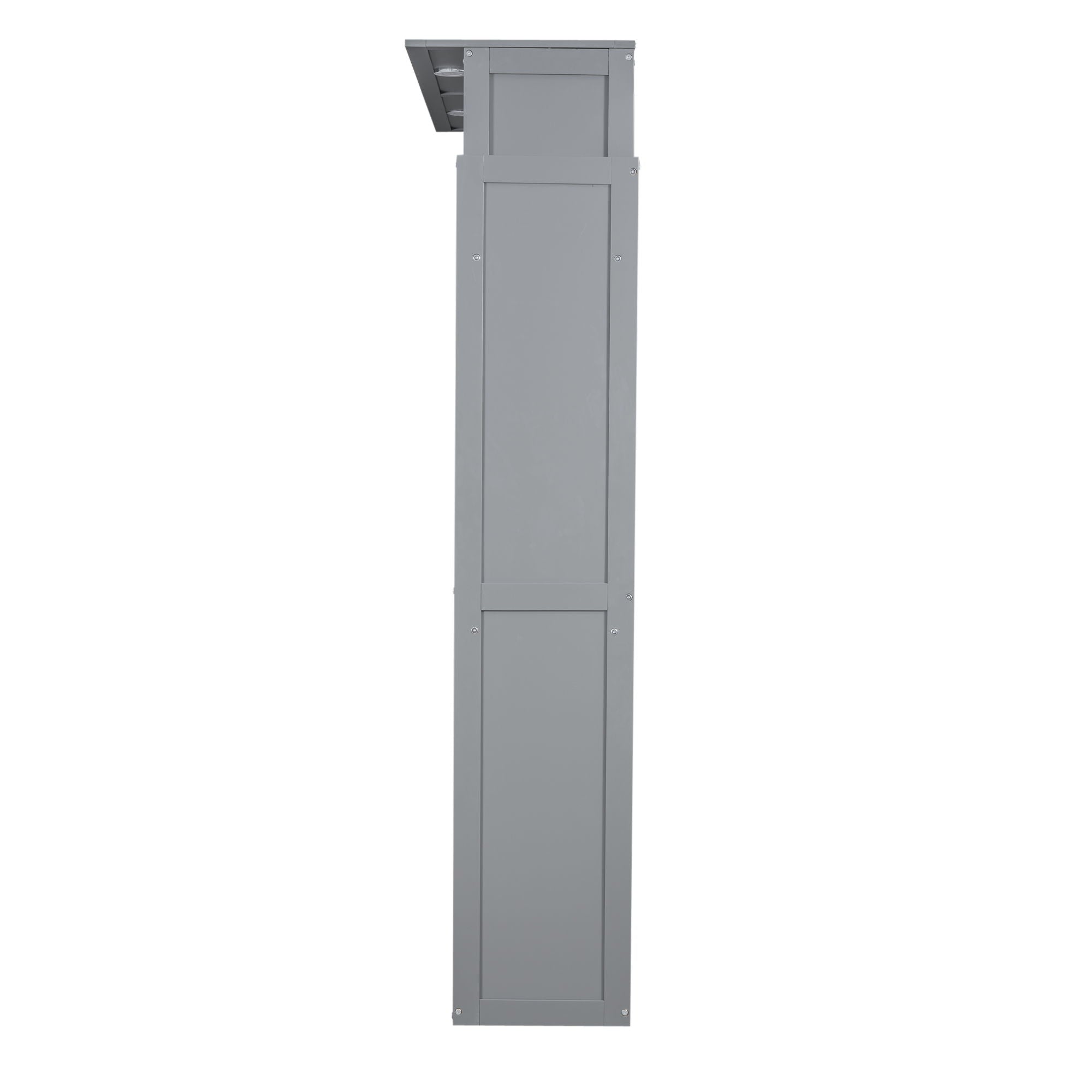 Wall Murphy Bed With Shelves And LED Lights