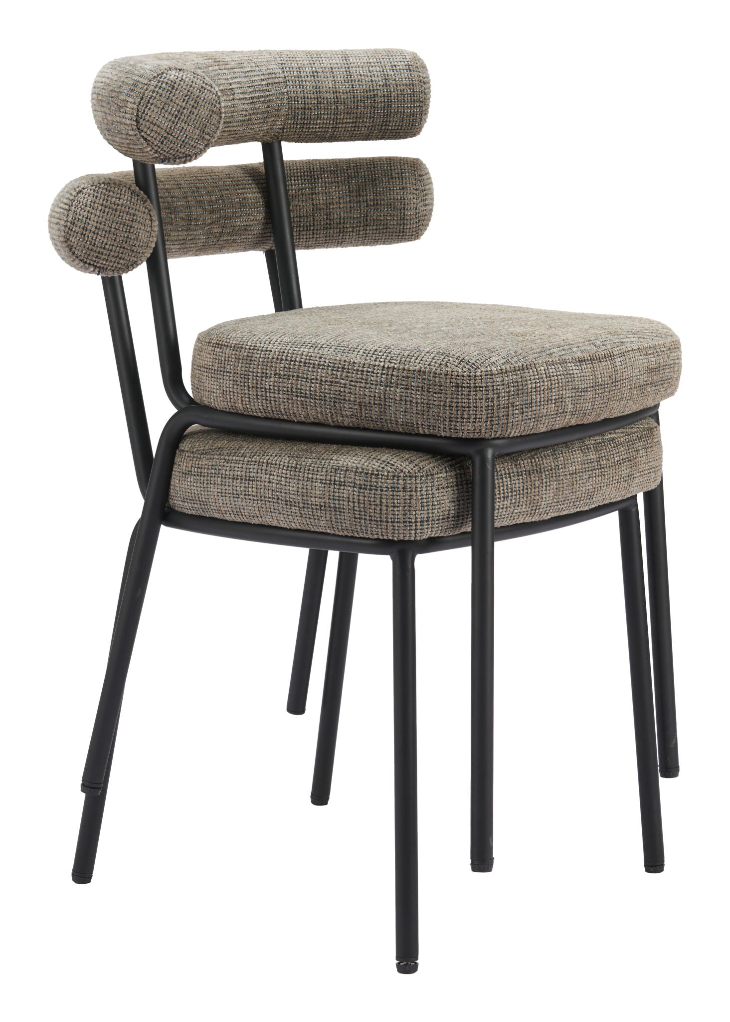 Kede - Dining Chair (Set of 2) - Green Tweed