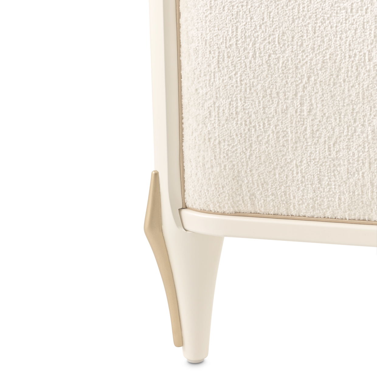La Terrazza - King Panel Bed - Creamy Pearl